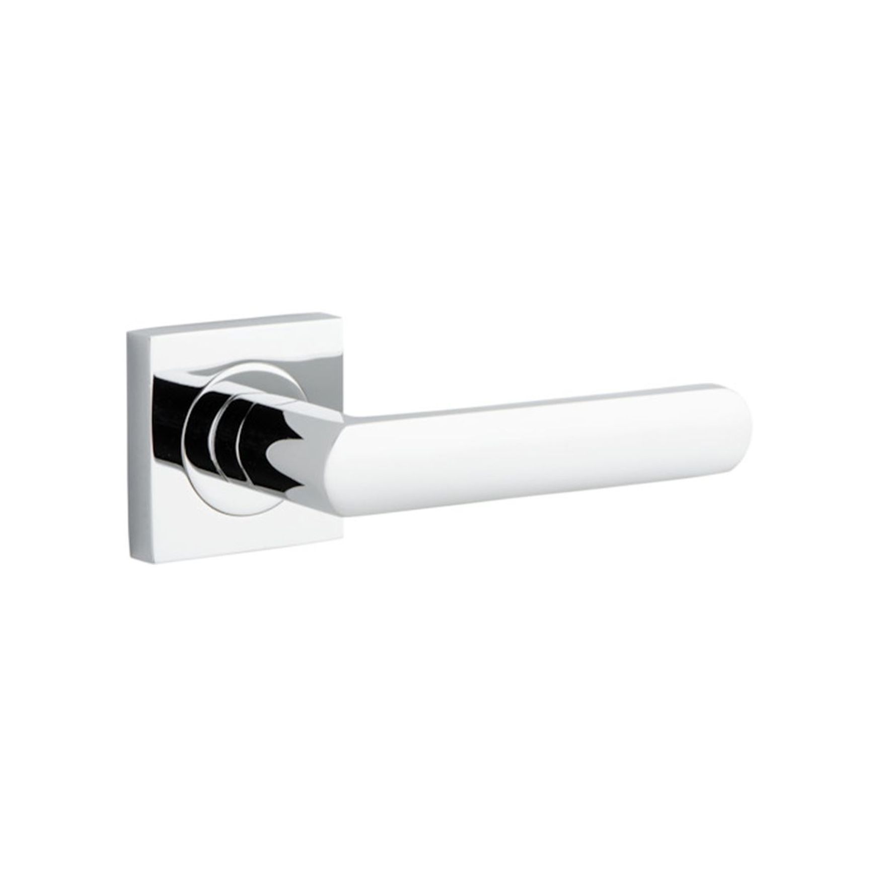 Iver Osaka Door Lever Handle on Square Rose