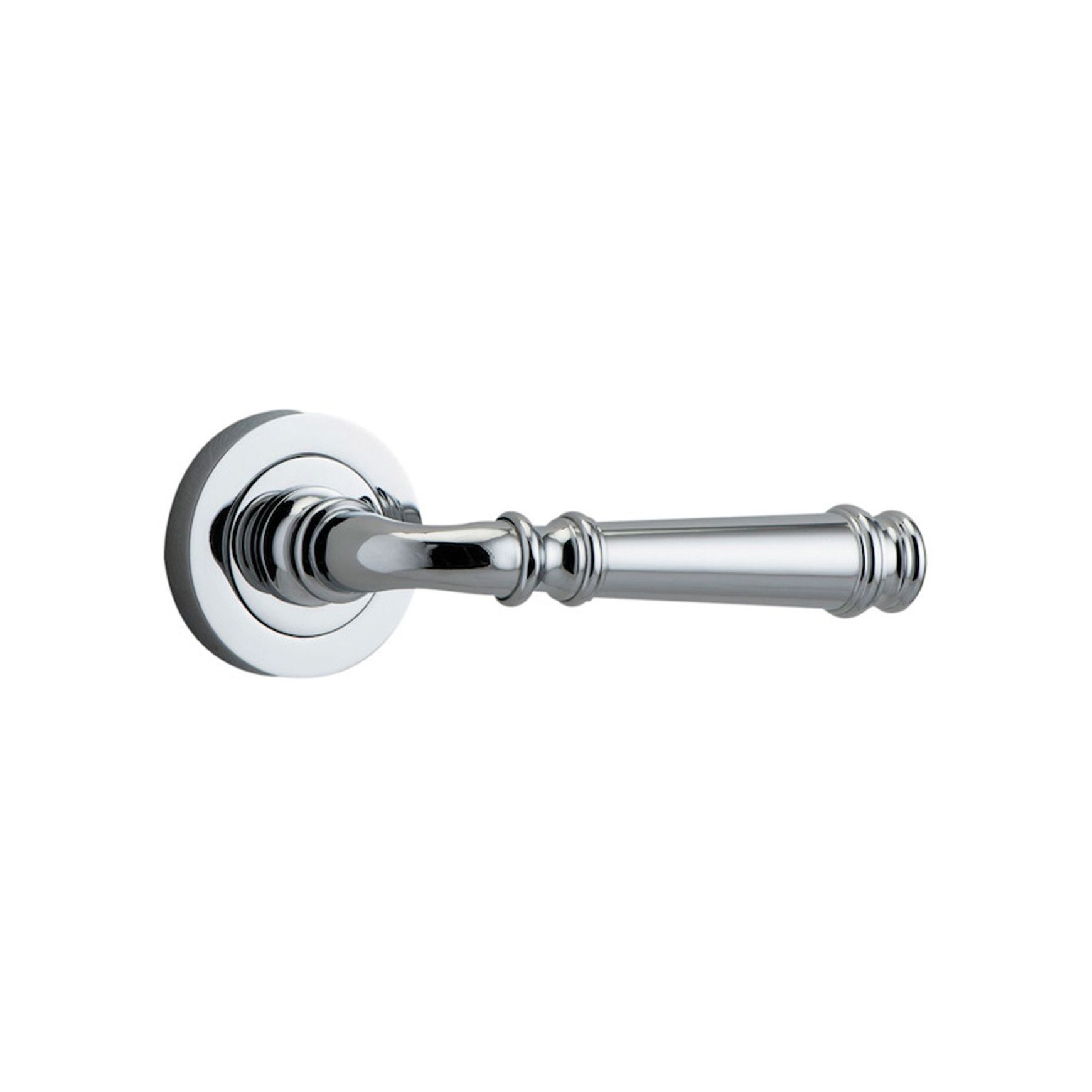 Iver Verona Door Lever Handle on Round Rose