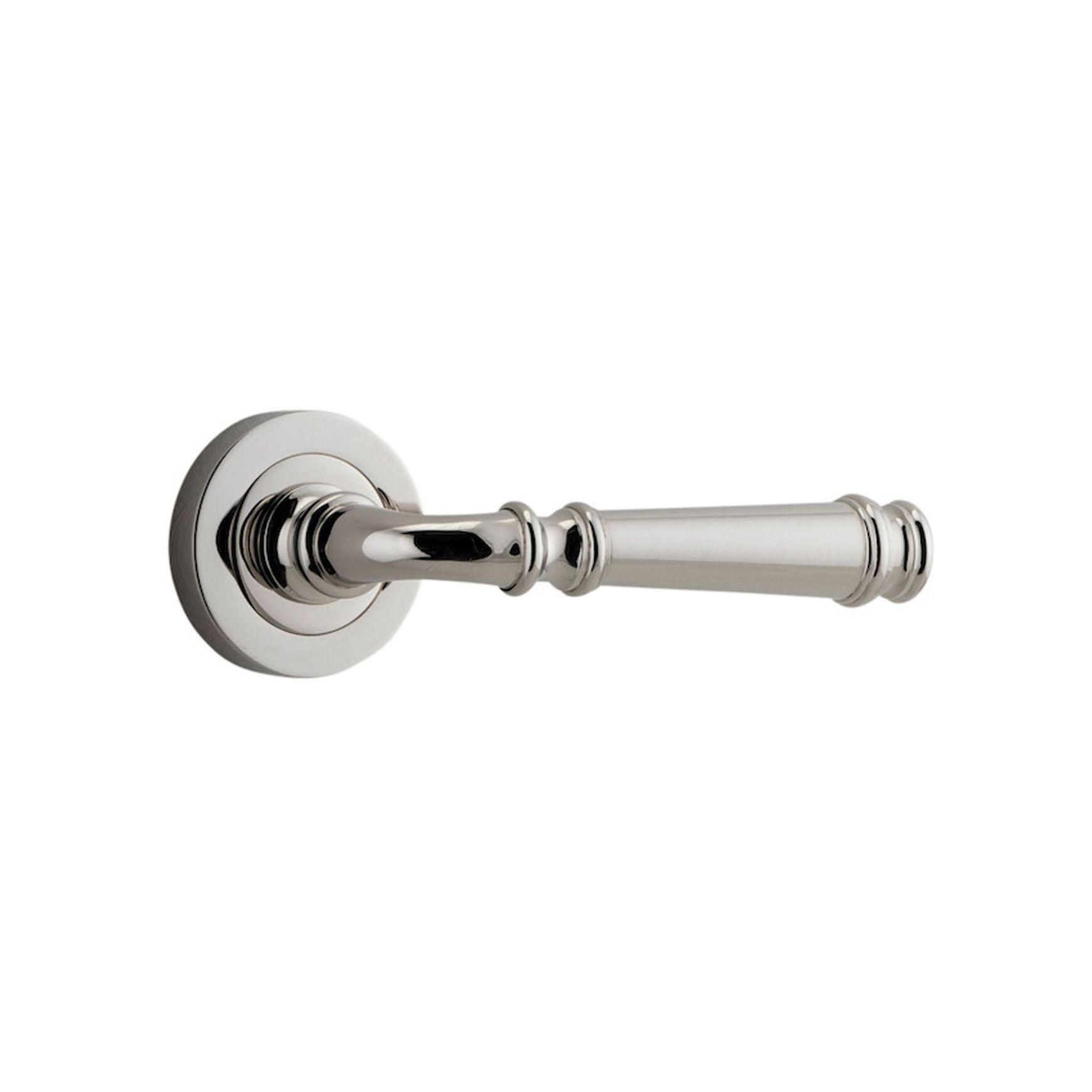 Iver Verona Door Lever Handle on Round Rose