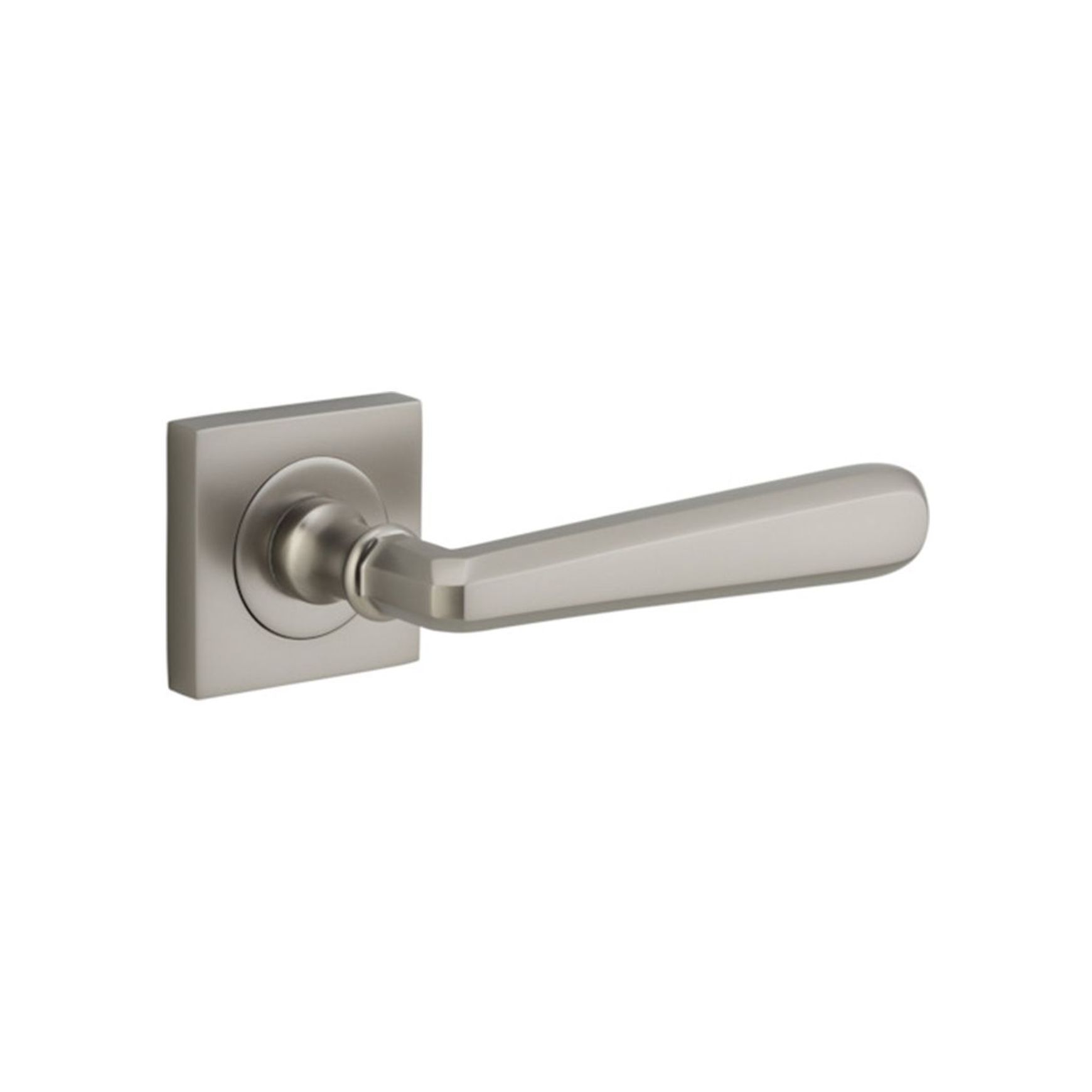Iver Copenhagen Door Lever Handle on Square Rose