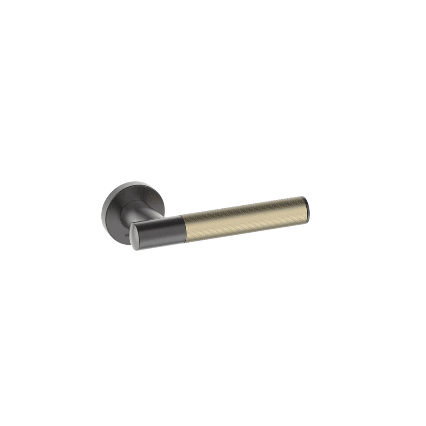 Kawajun Solid Brass and Triune Etched Door Leverset TCC