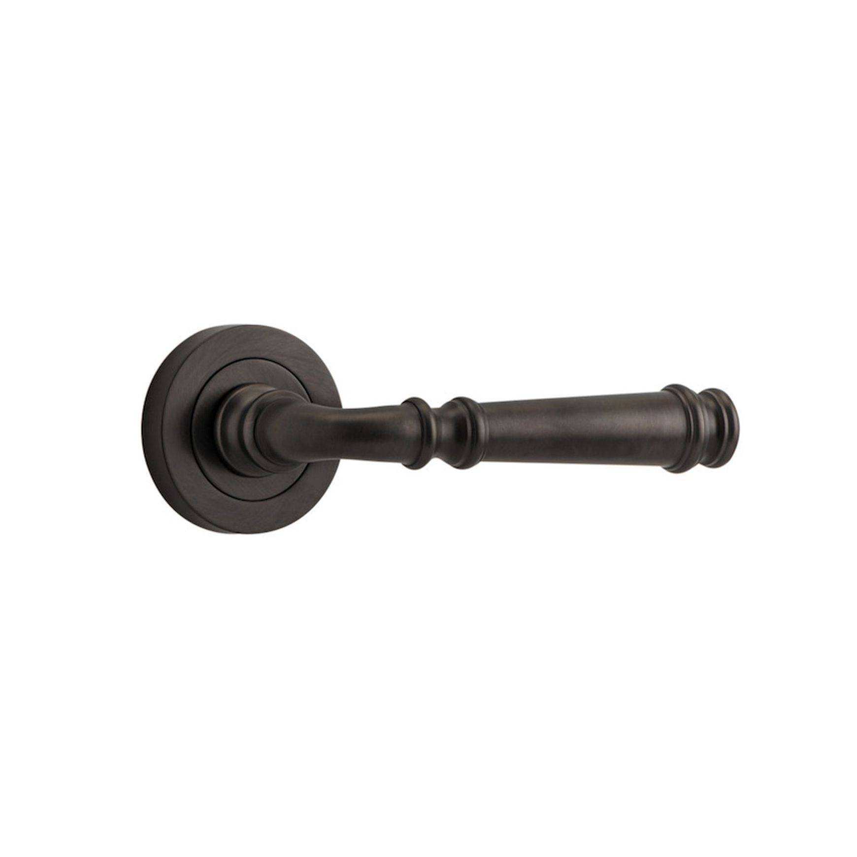 Iver Verona Door Lever Handle on Round Rose