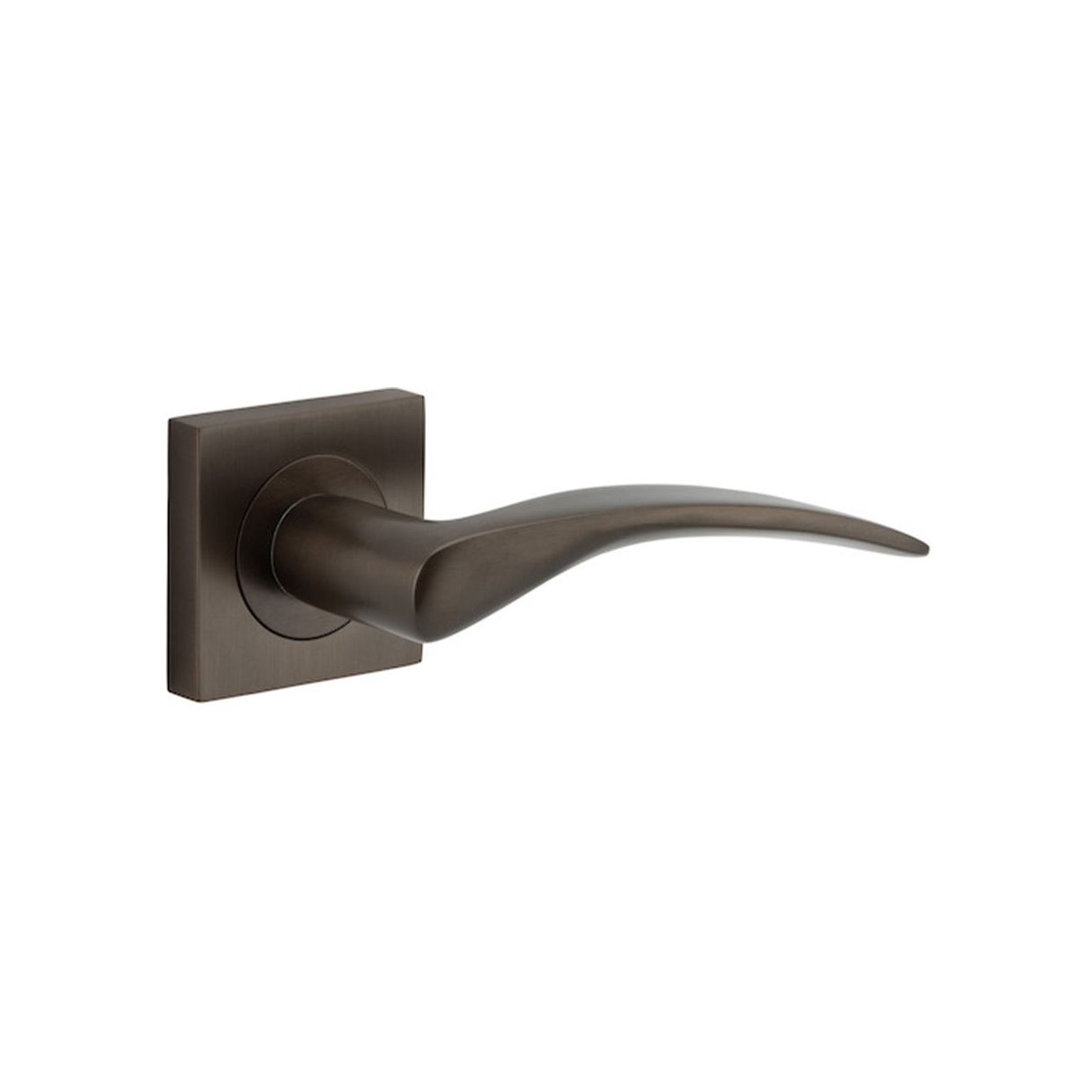 Iver Oxford Door Lever Handle on Square Rose