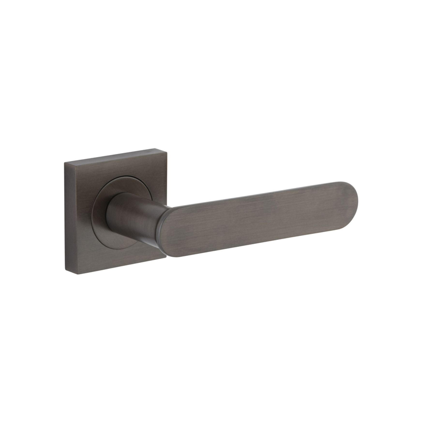 Iver Bronte Door Lever Handle on Square Rose Passage