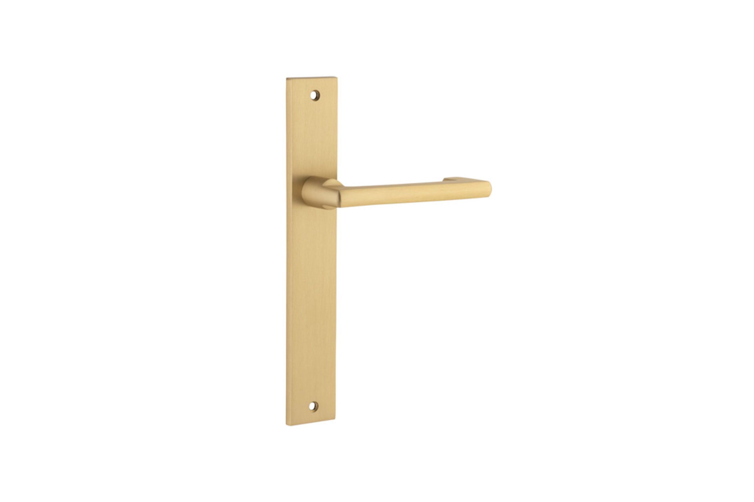 Baltimore Return Door Lever Rectangular Backplate