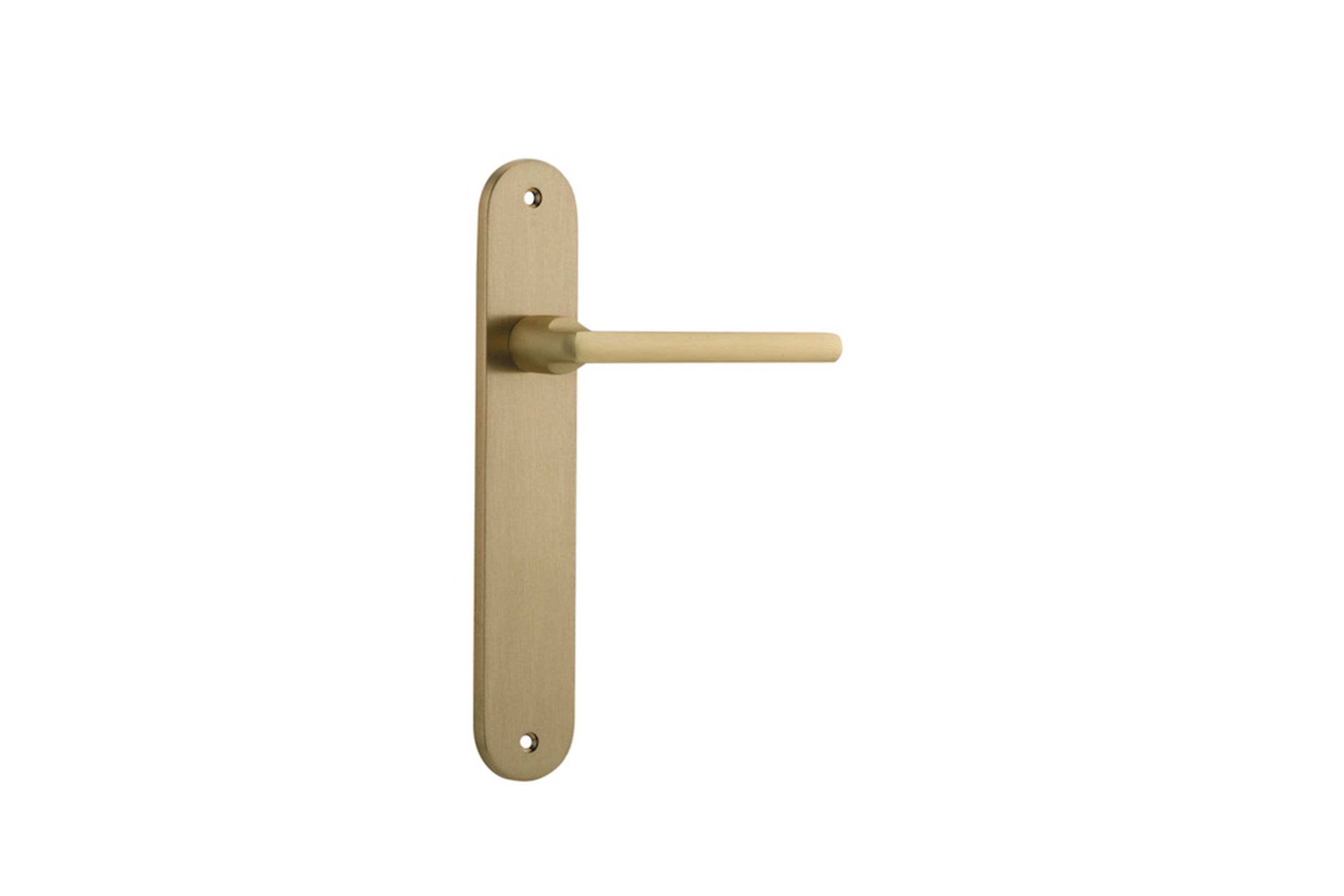 Baltimore Door Lever Oval Backplate