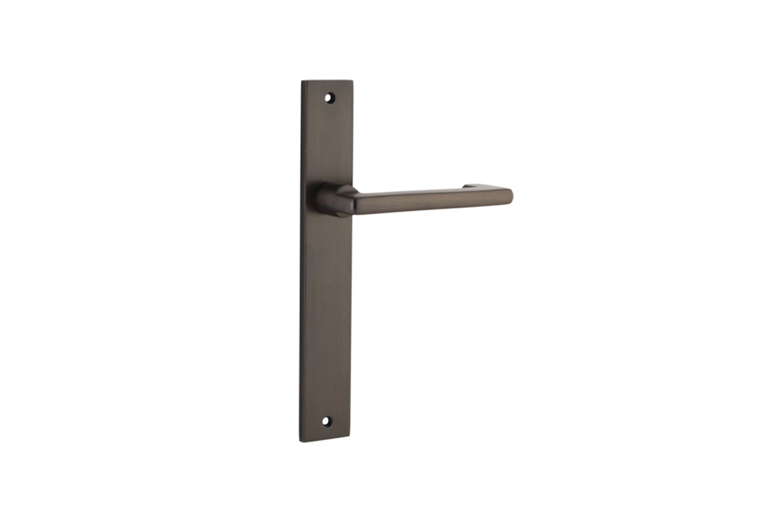Baltimore Return Door Lever Rectangular Backplate