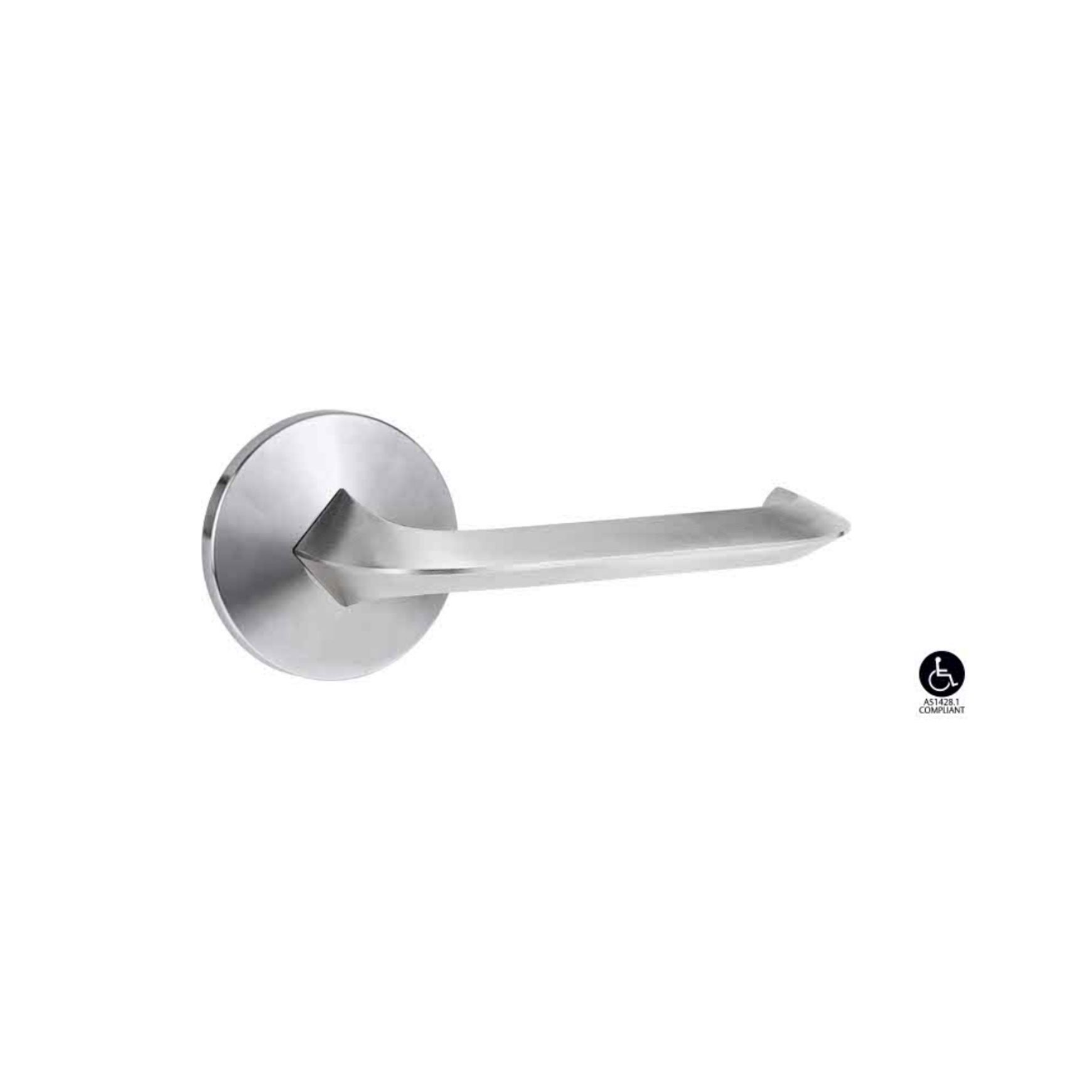 Lockwood 1360 Series Brass Round Rose Door Handles