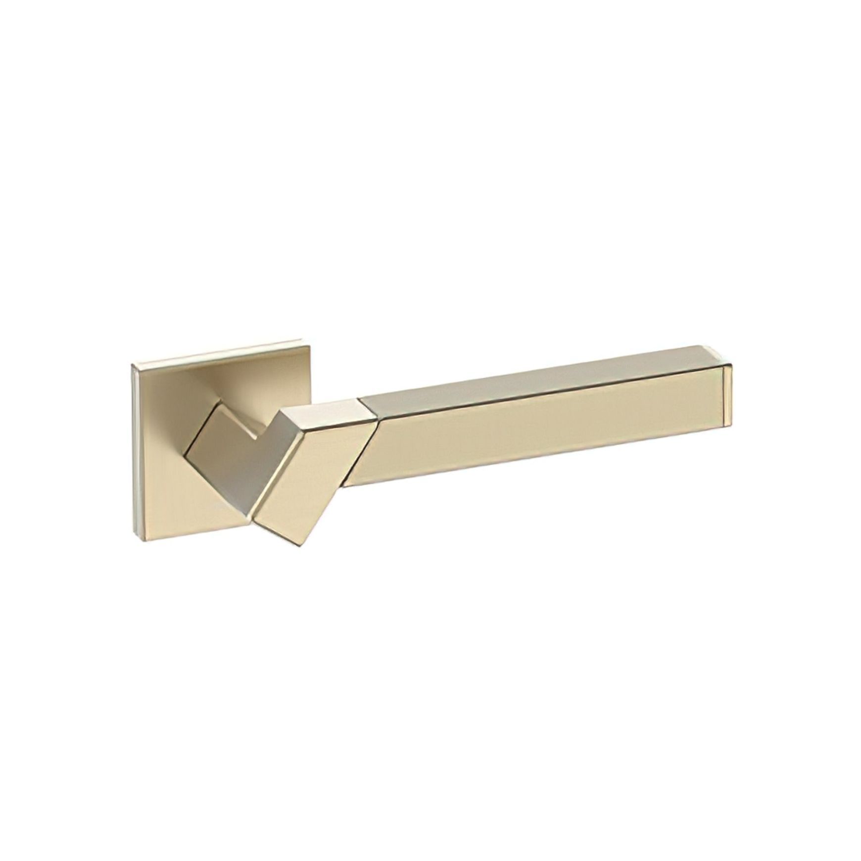 Kawajun Solid Brass and Triune Etched Door Leverset TBT