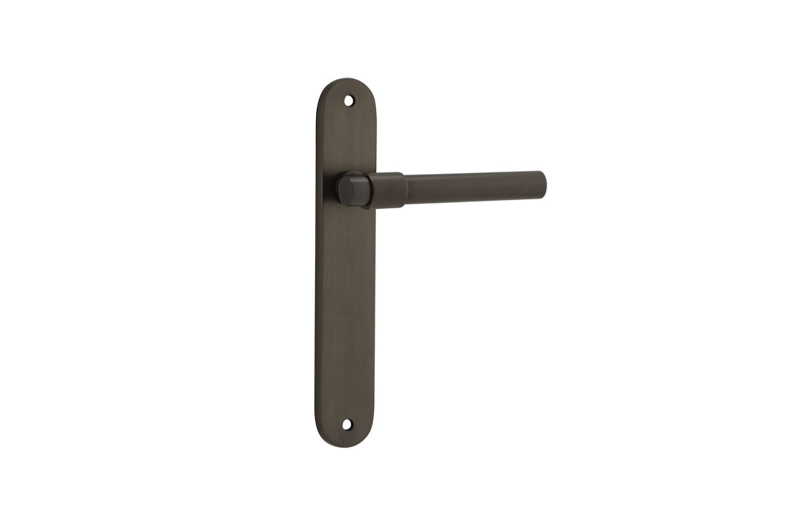 Helsinki Door Lever Oval Backplate