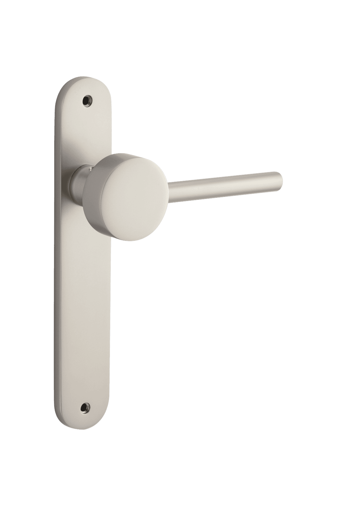 Geppetto Door Lever - Oval Backplate