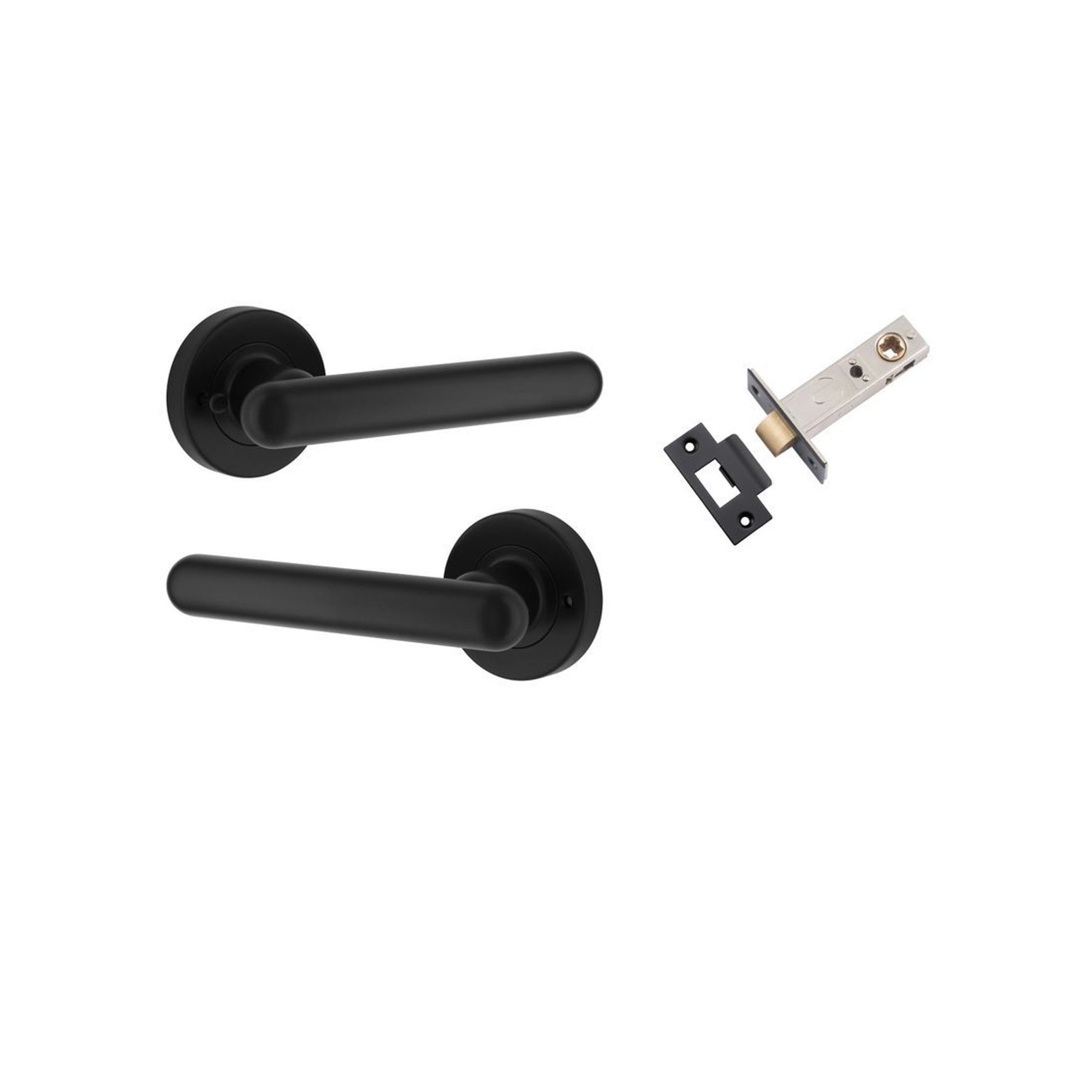 Puerto Lever - Round Rose | Matt Black