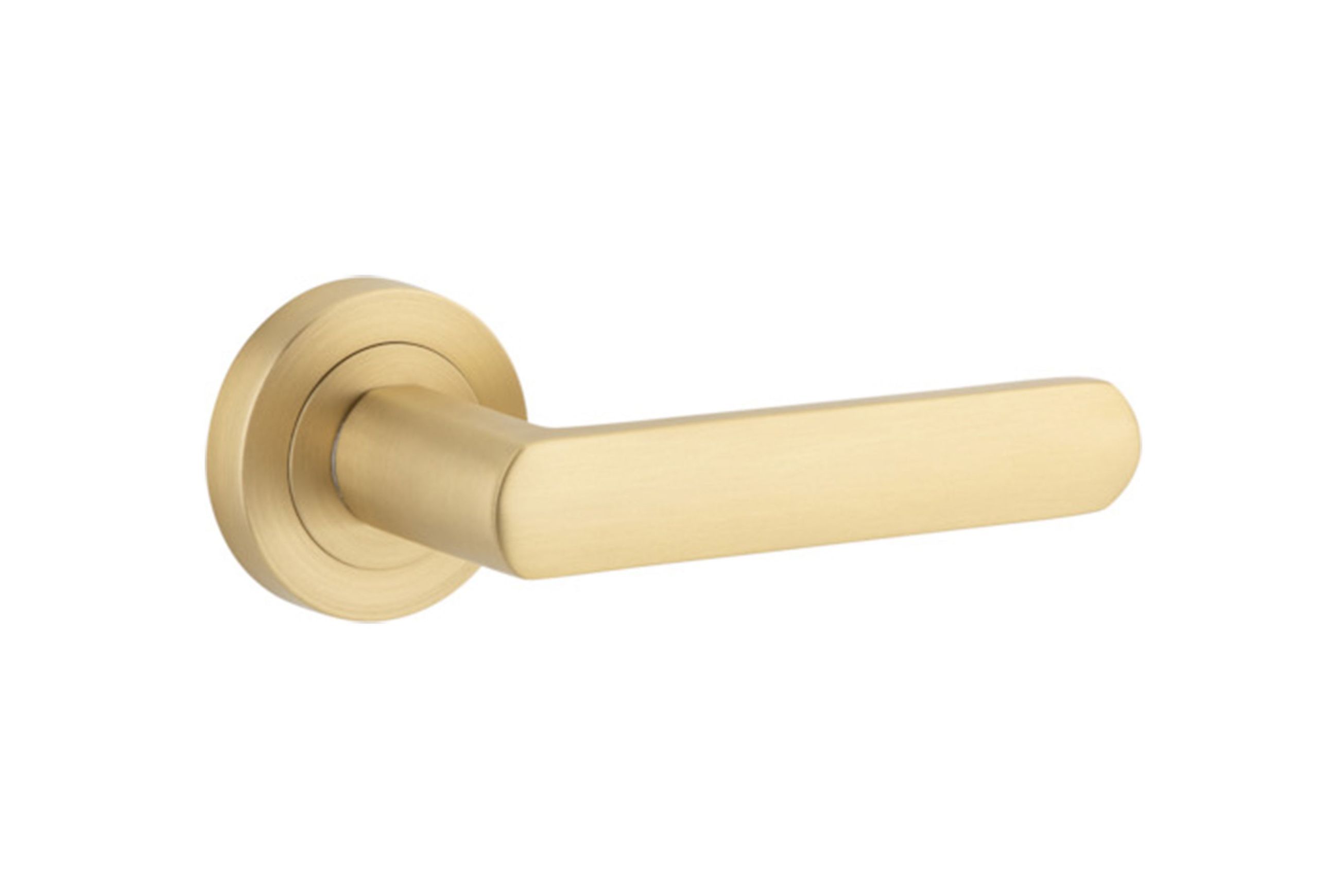 Osaka Door Lever Round Rose
