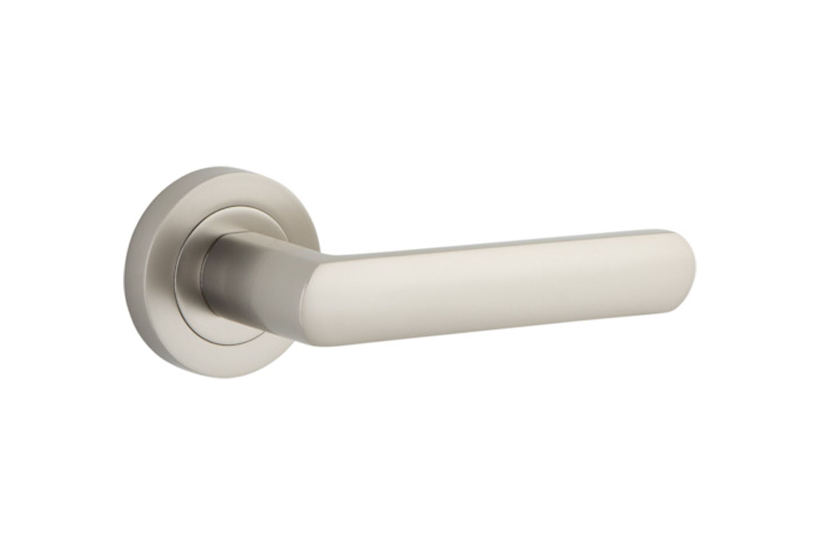 Osaka Door Lever Round Rose