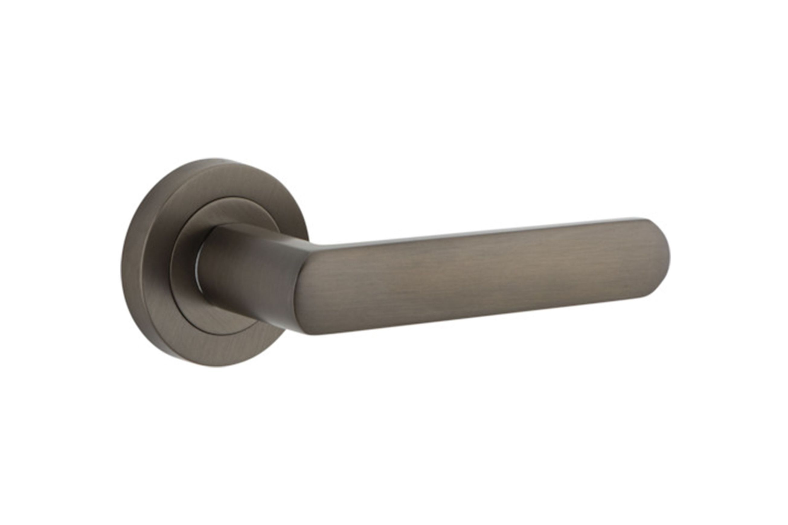 Osaka Door Lever Round Rose