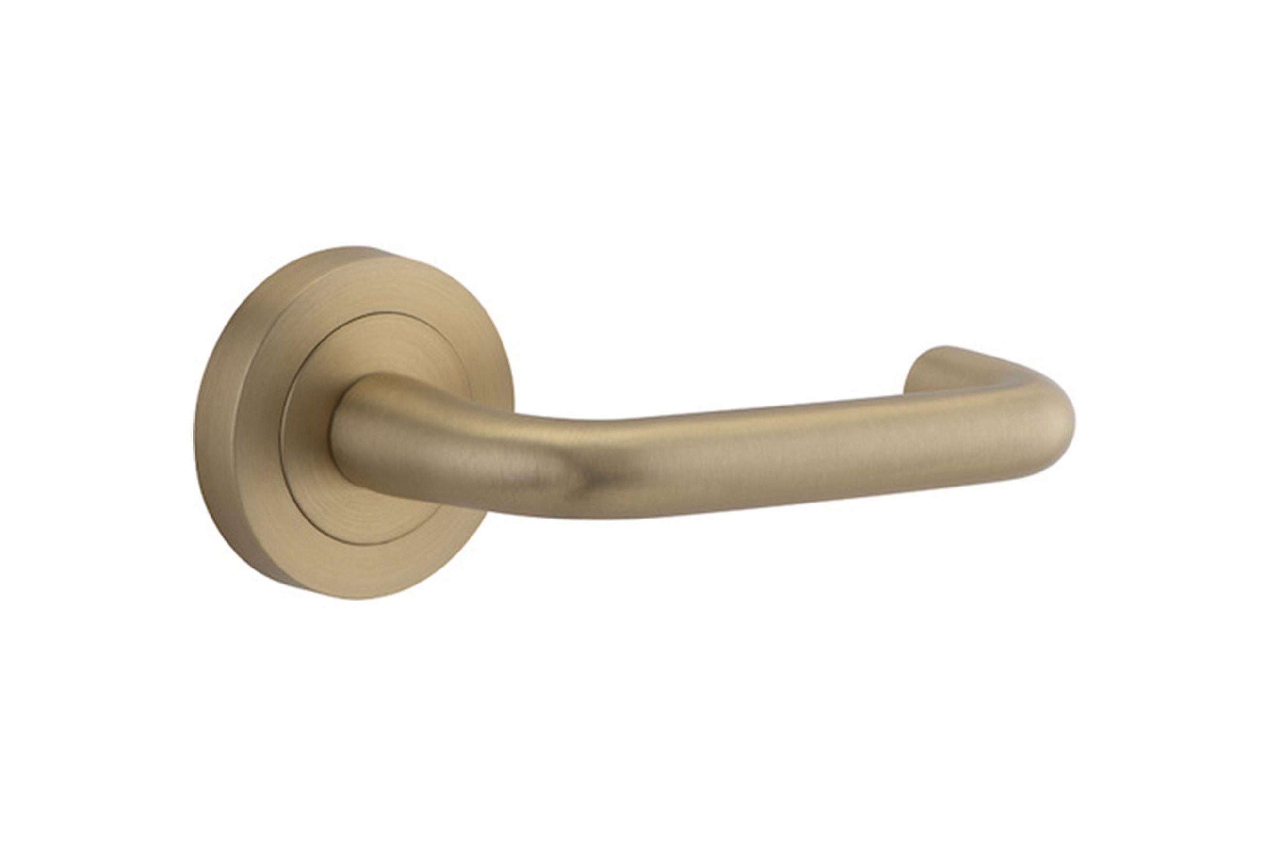 Oslo Door Lever Round Rose