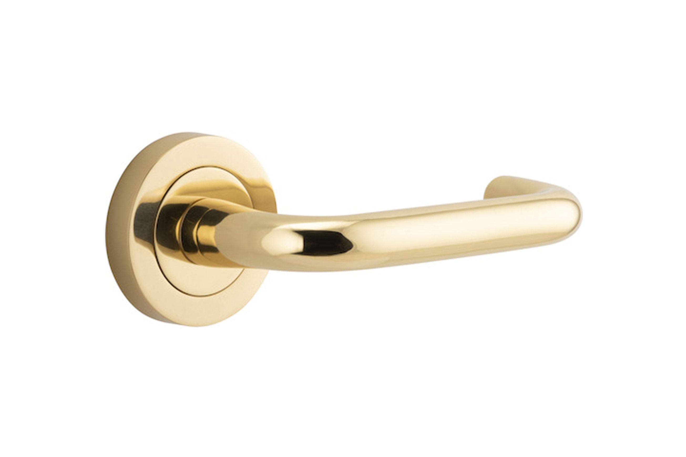 Oslo Door Lever Round Rose