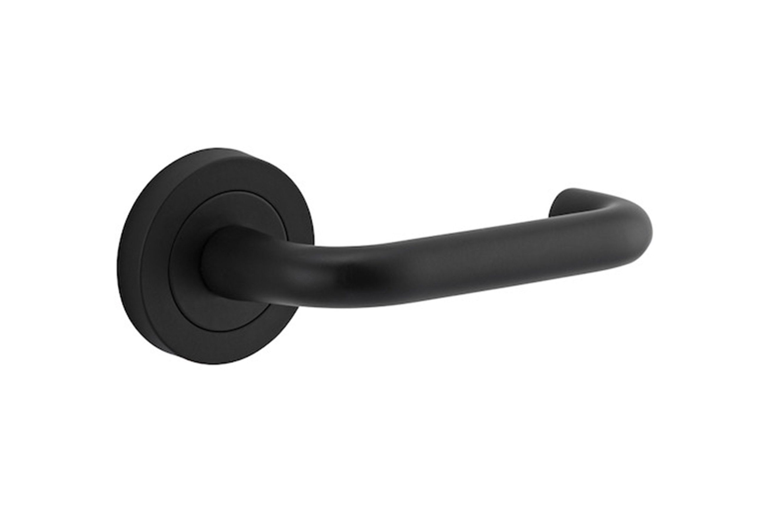 Oslo Door Lever Round Rose