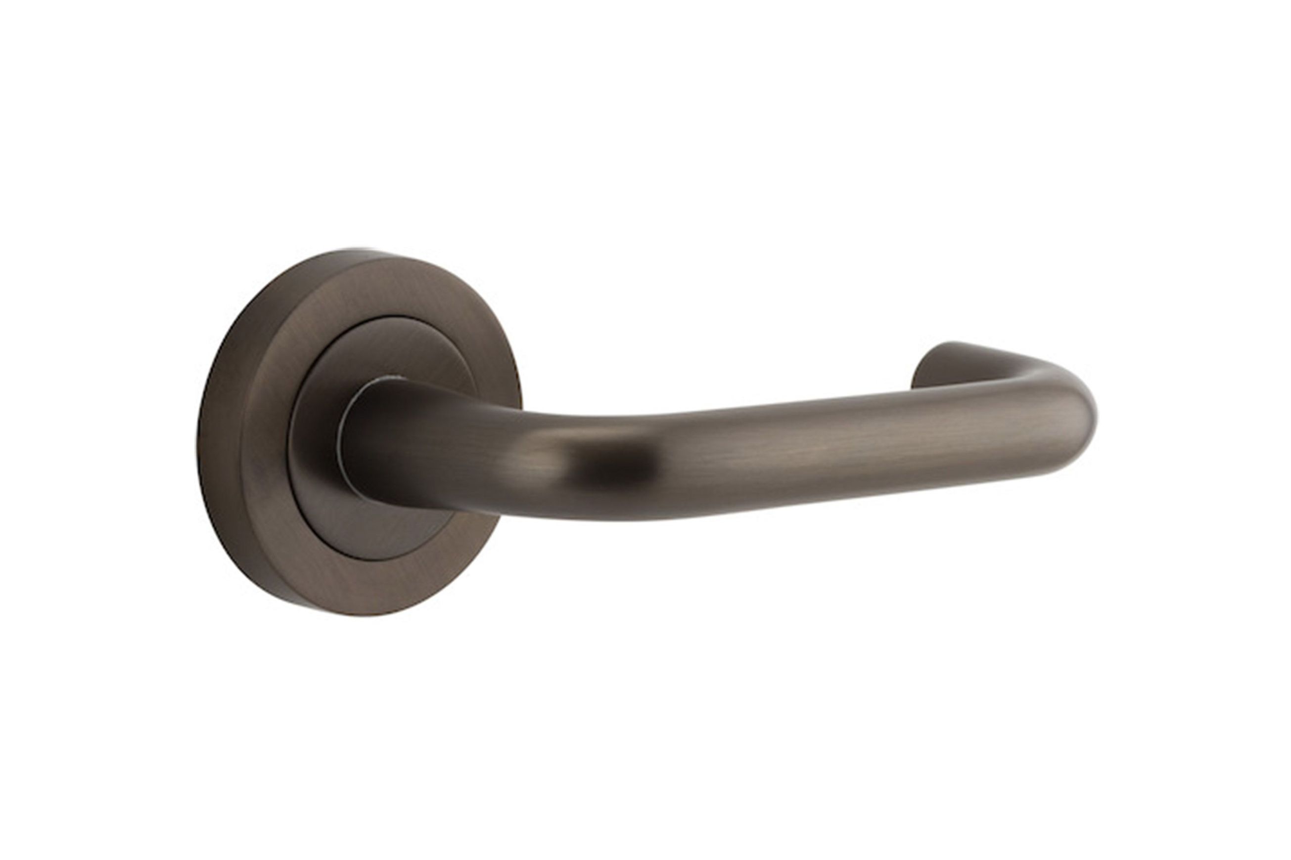 Oslo Door Lever Round Rose