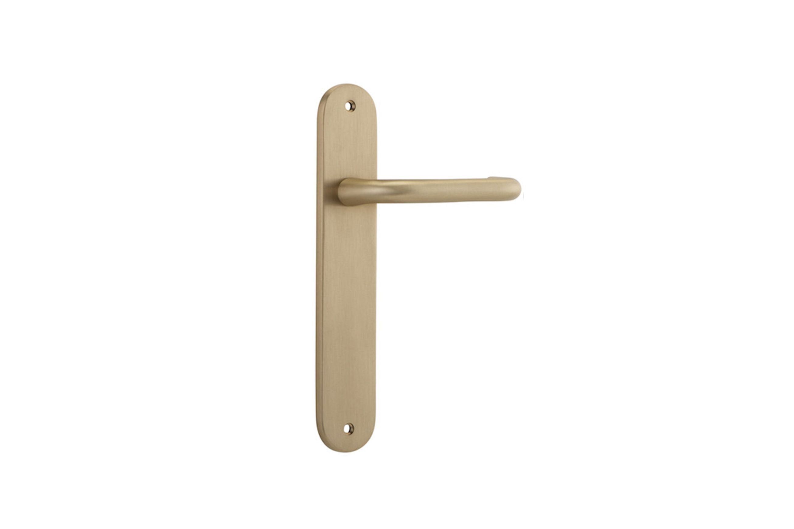 Oslo Door Lever Oval Backplate
