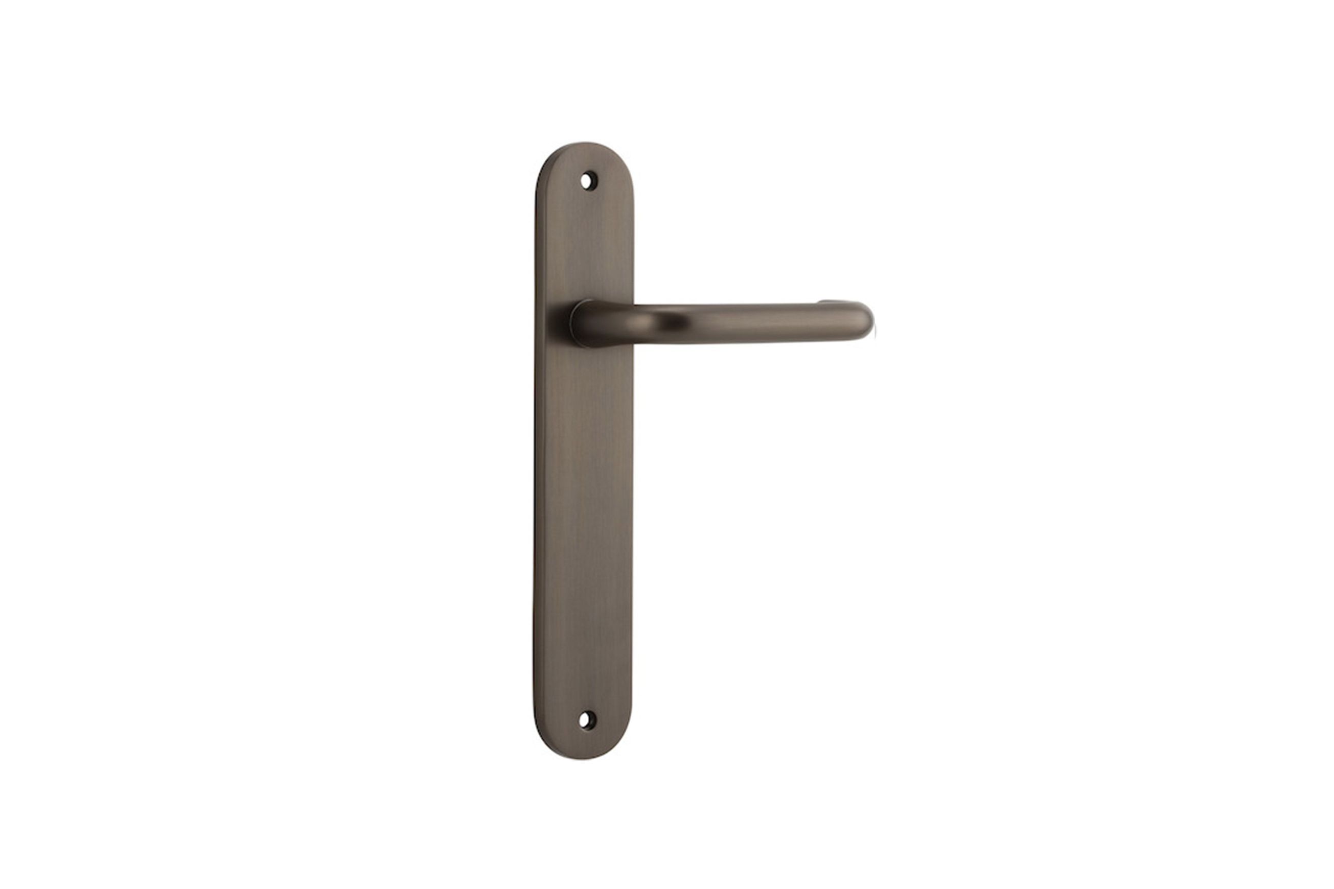 Oslo Door Lever Oval Backplate