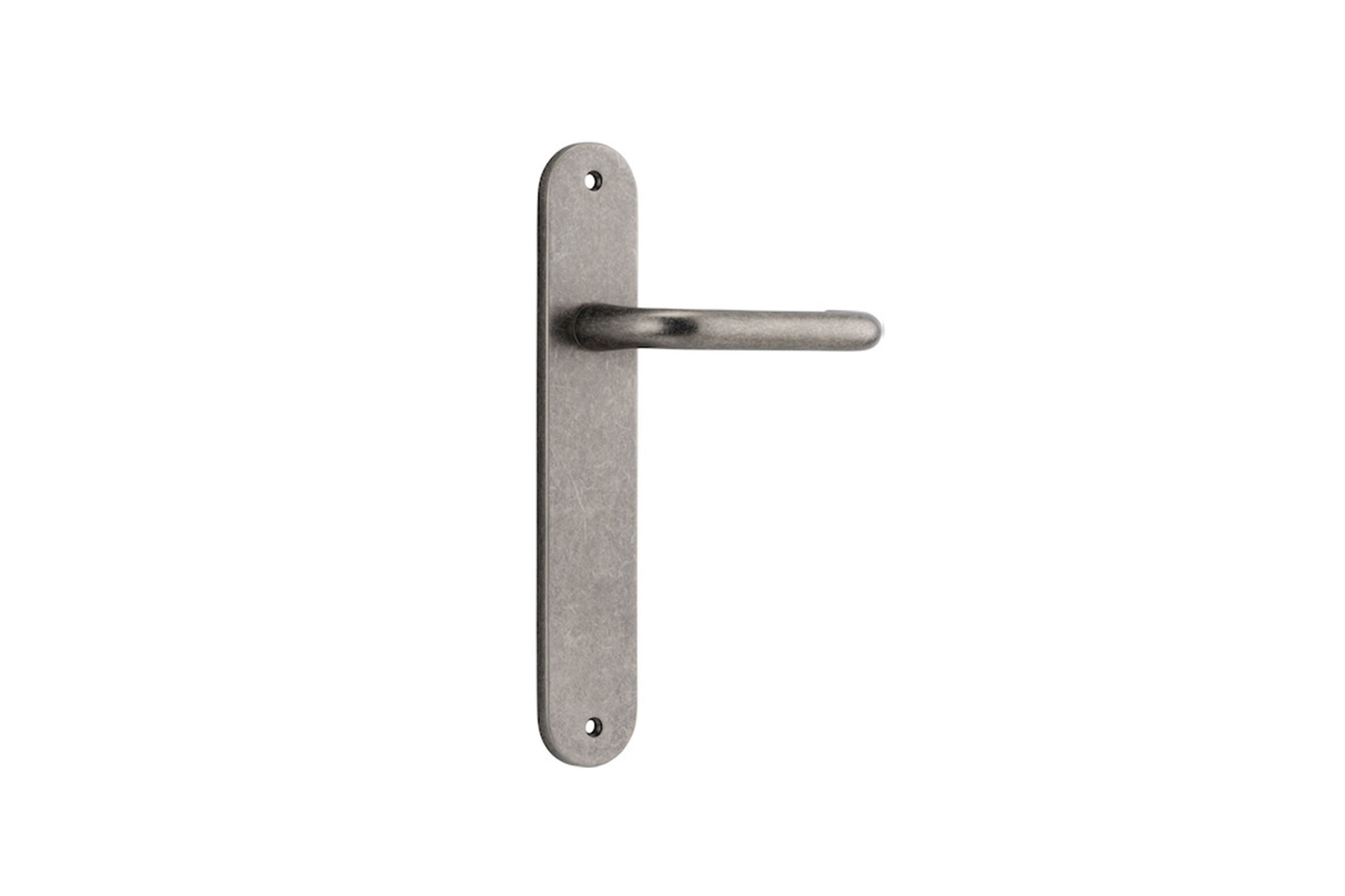 Oslo Door Lever Oval Backplate