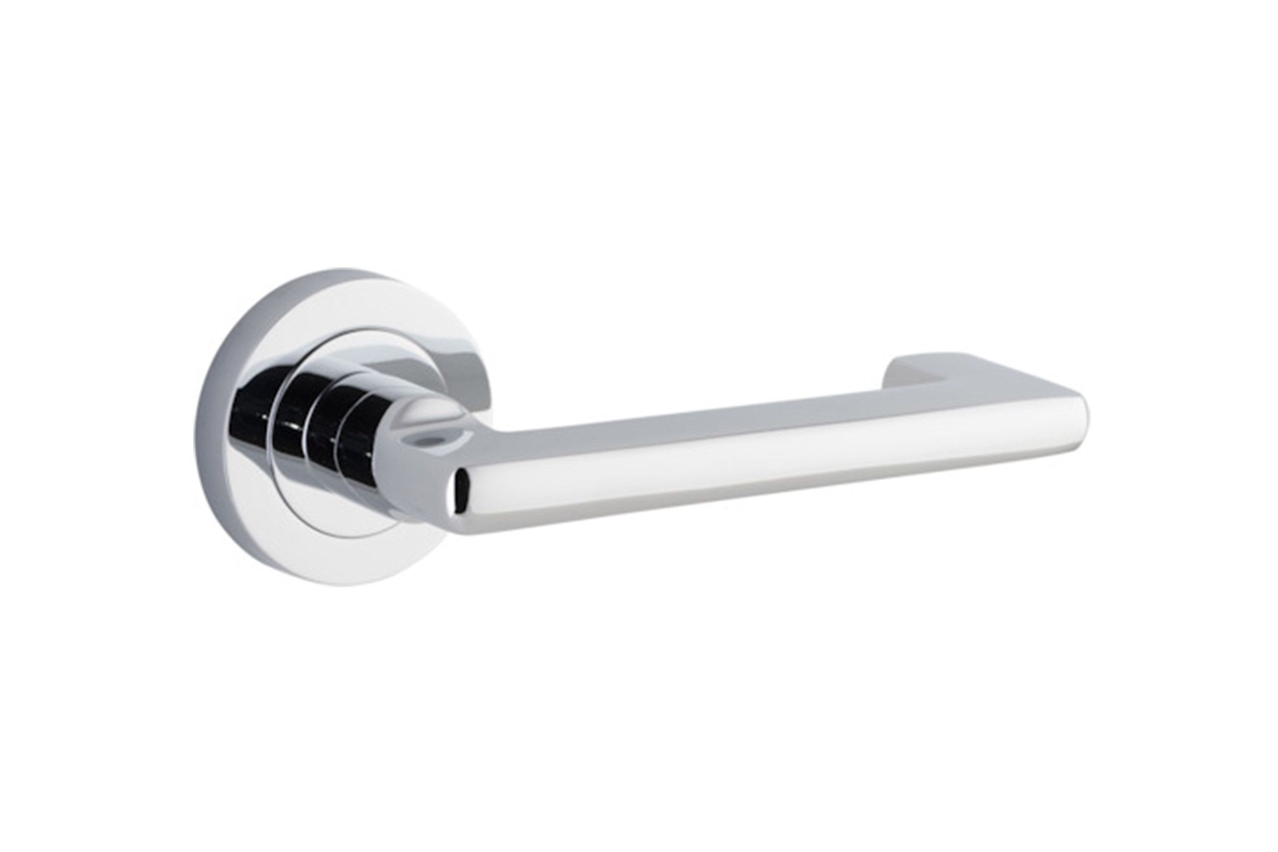 Baltimore Return Door Lever Round Rose