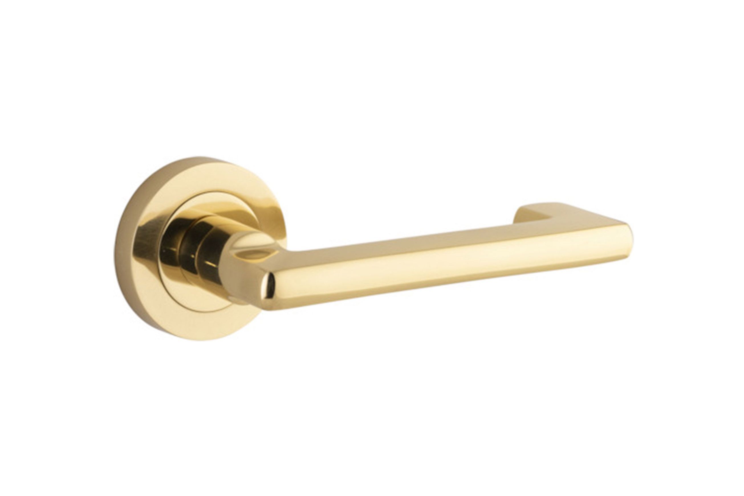 Baltimore Return Door Lever Round Rose
