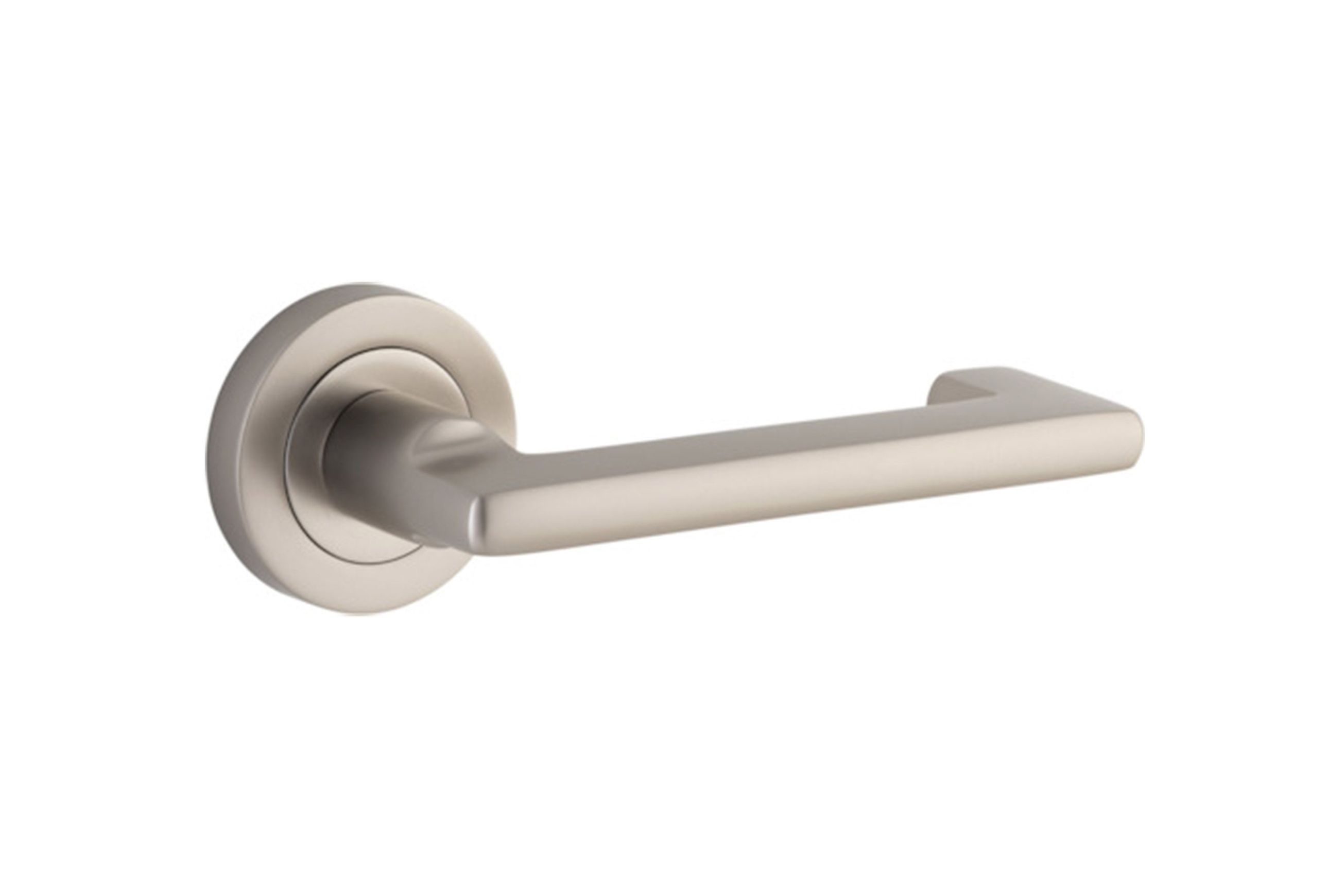 Baltimore Return Door Lever Round Rose