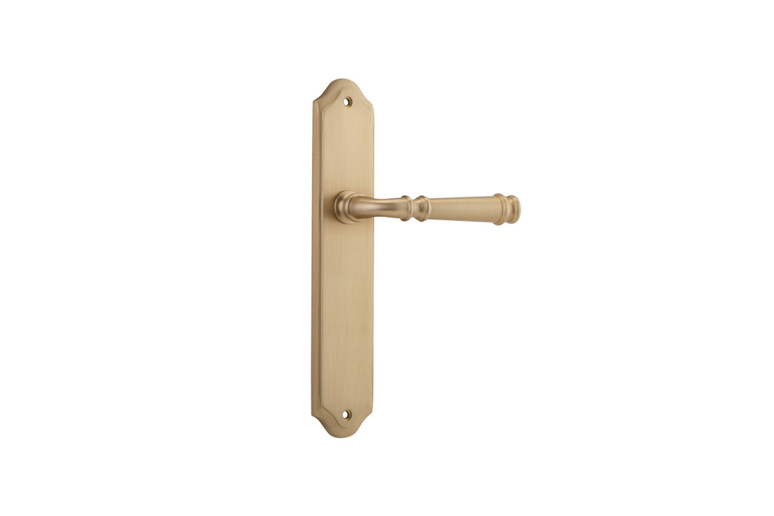 Verona Door Lever Shouldered Backplate