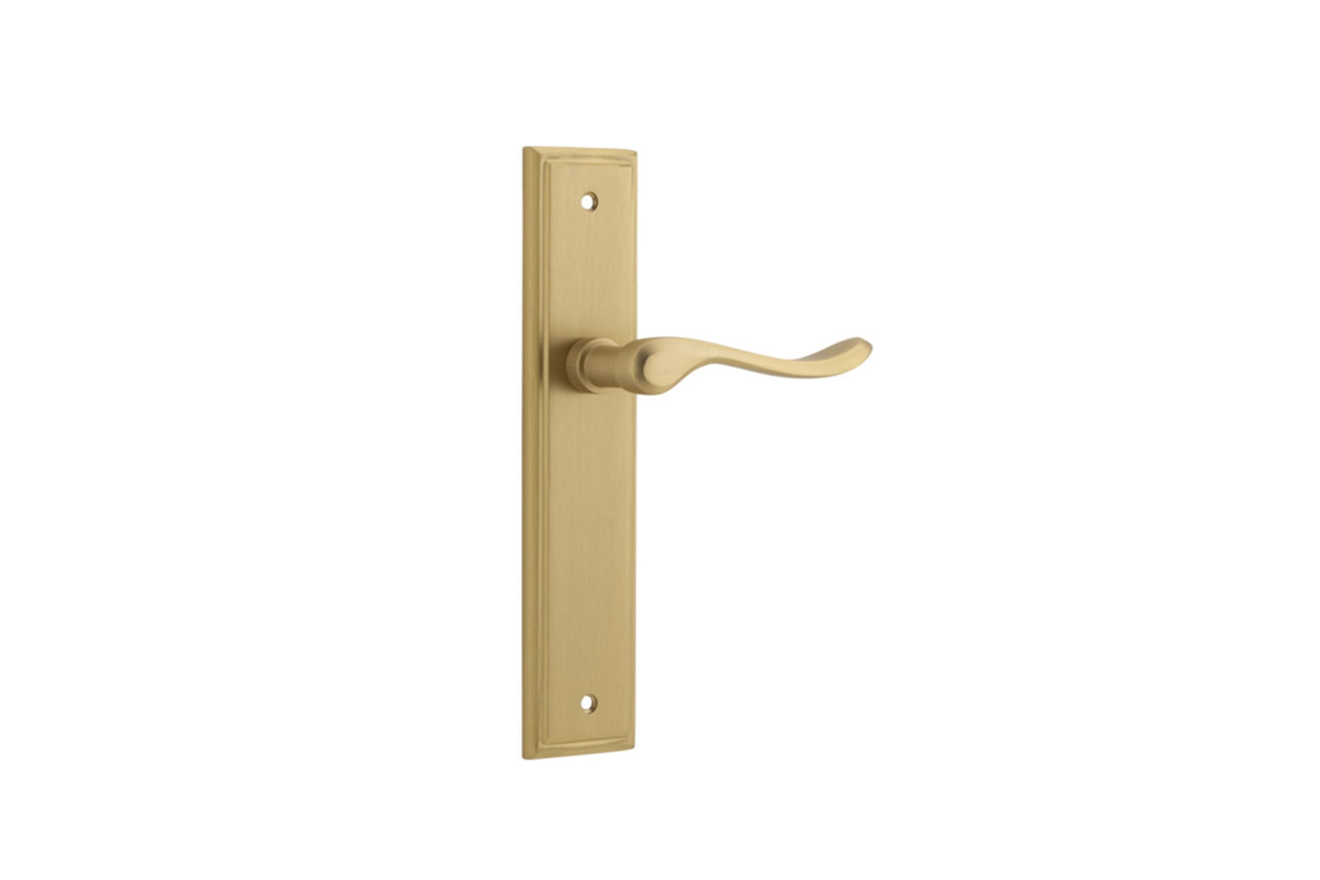 Stirling Door Lever Stepped Backplate