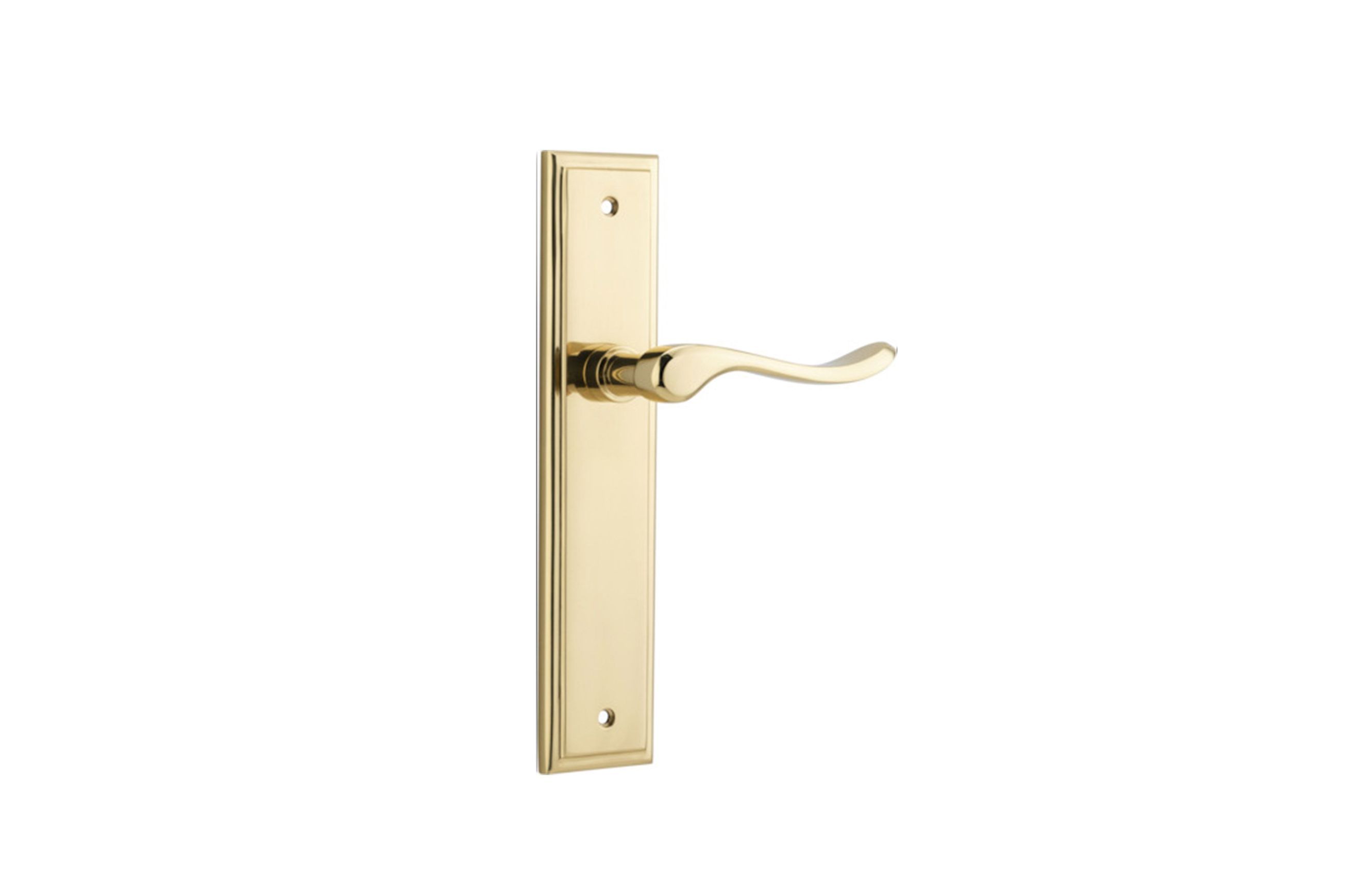 Stirling Door Lever Stepped Backplate