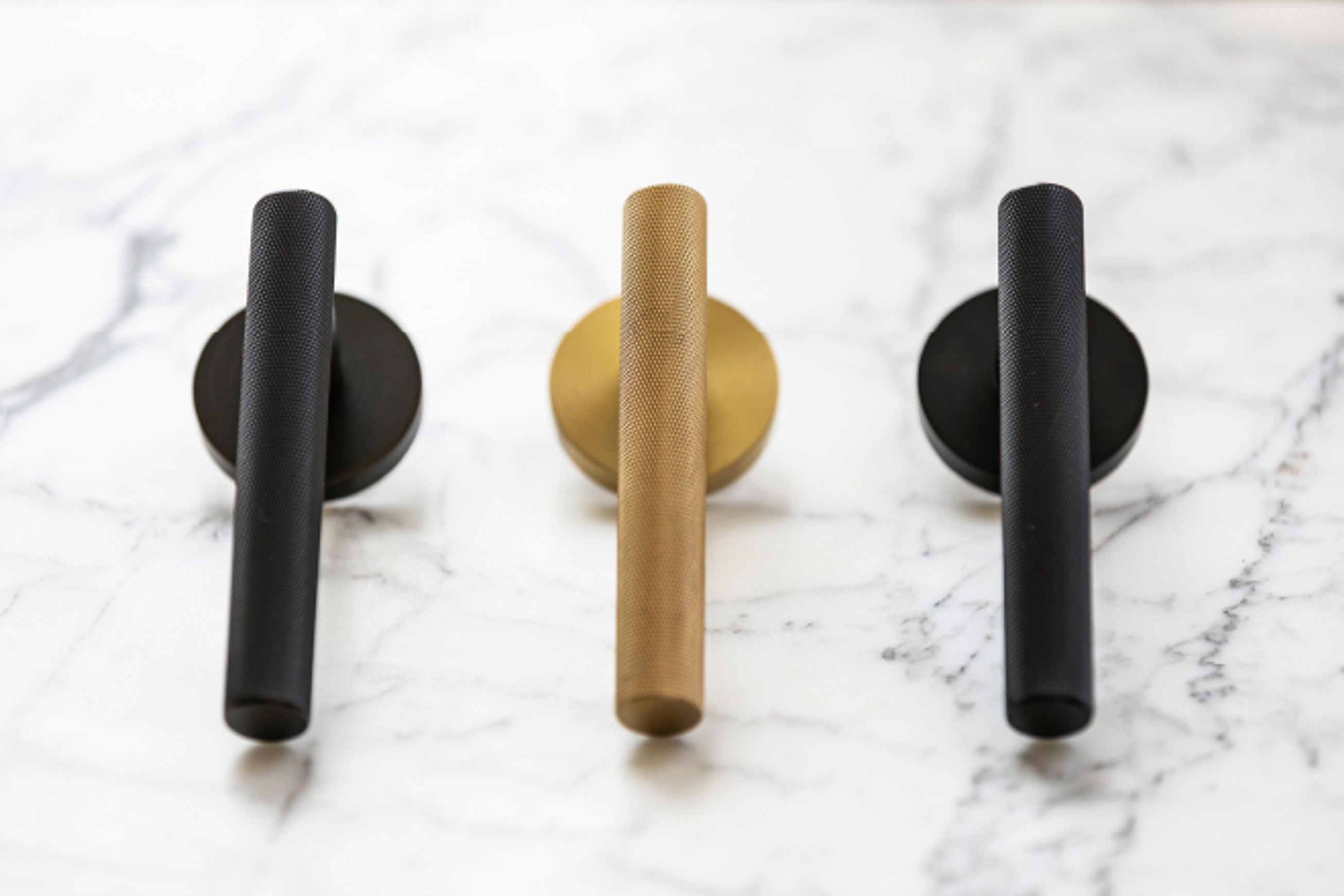 Atelier Door Lever With Latch - Matt Black