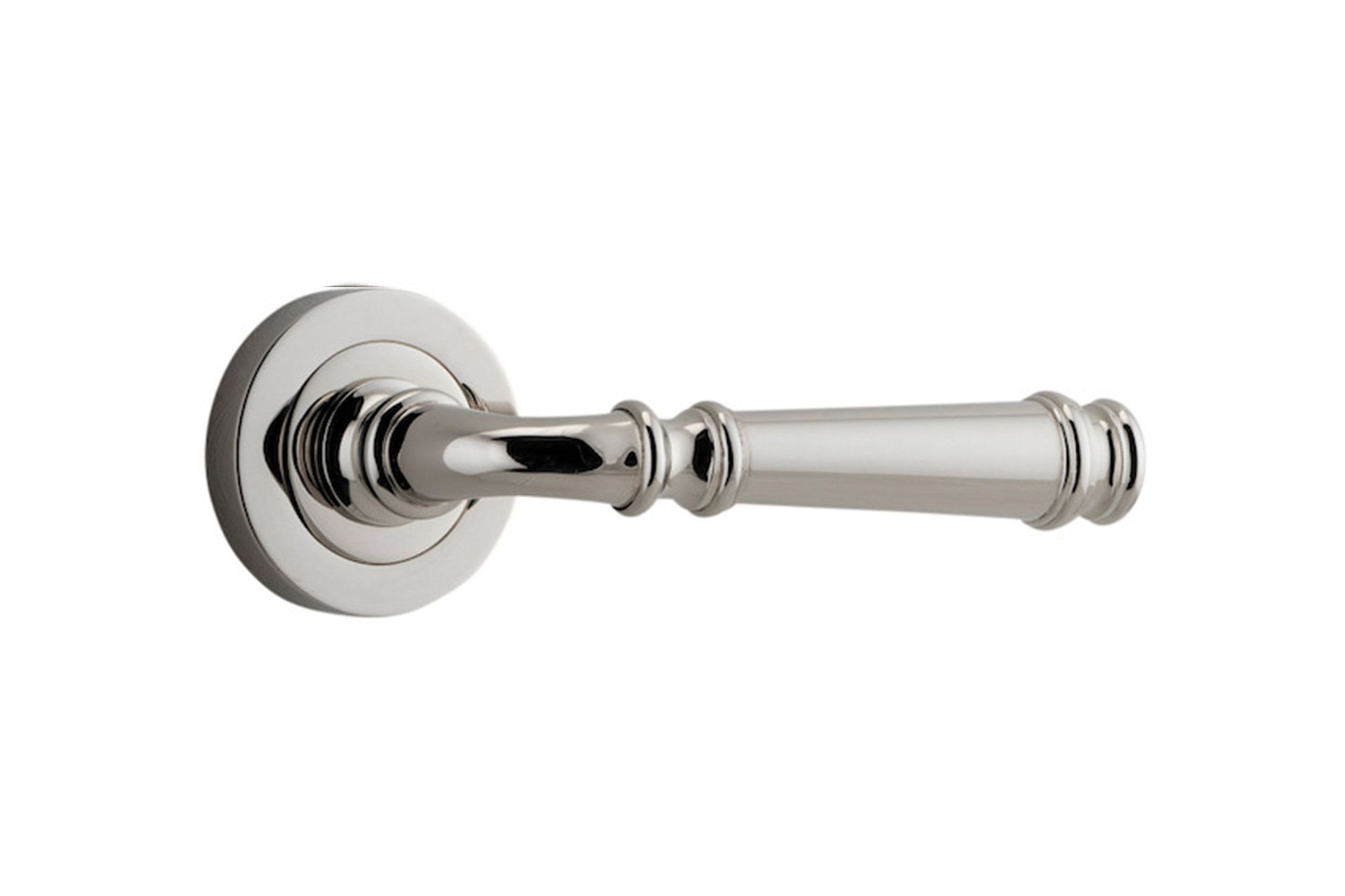 Verona Door Lever Round Rose
