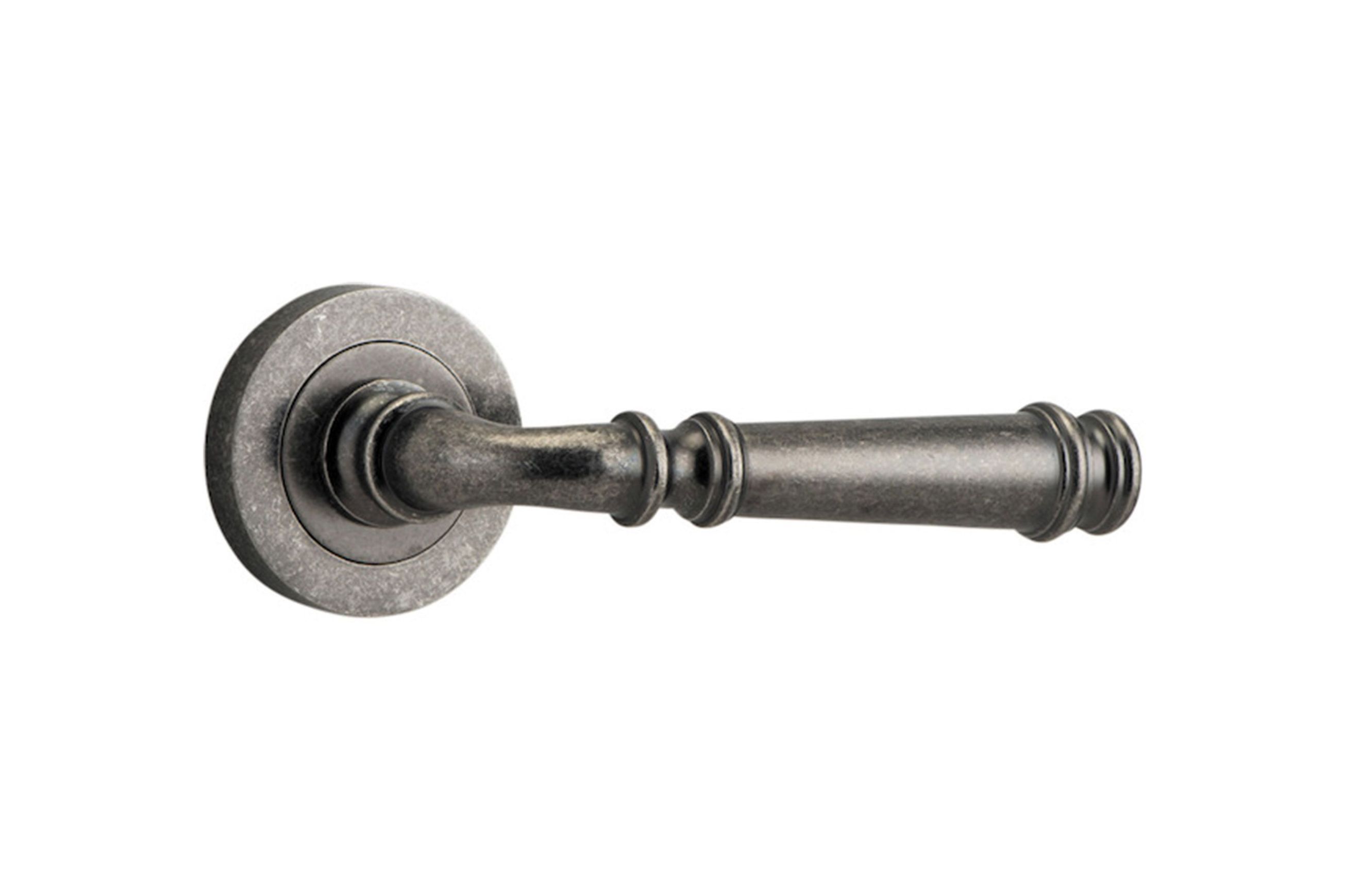 Verona Door Lever Round Rose