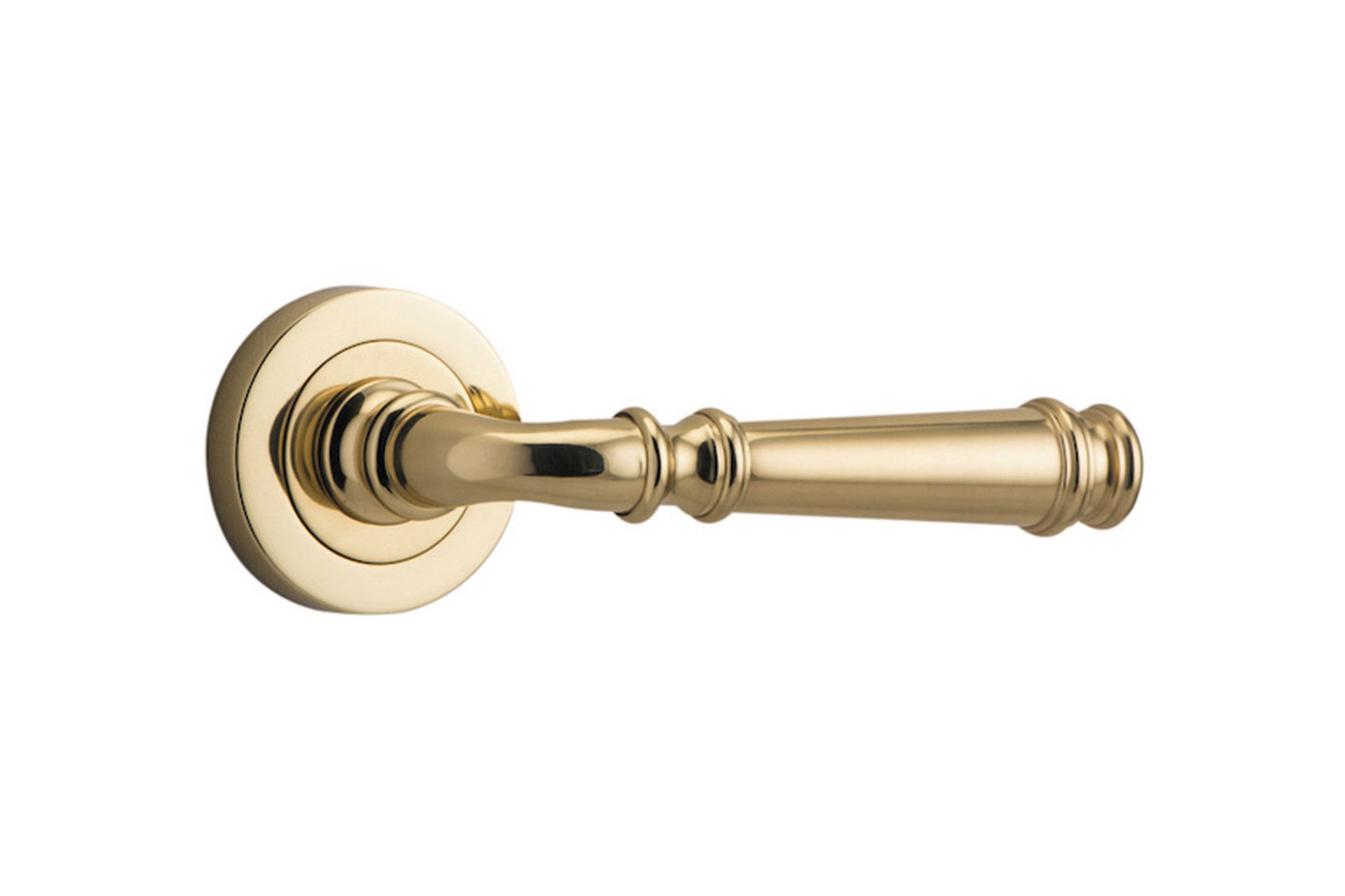 Verona Door Lever Round Rose