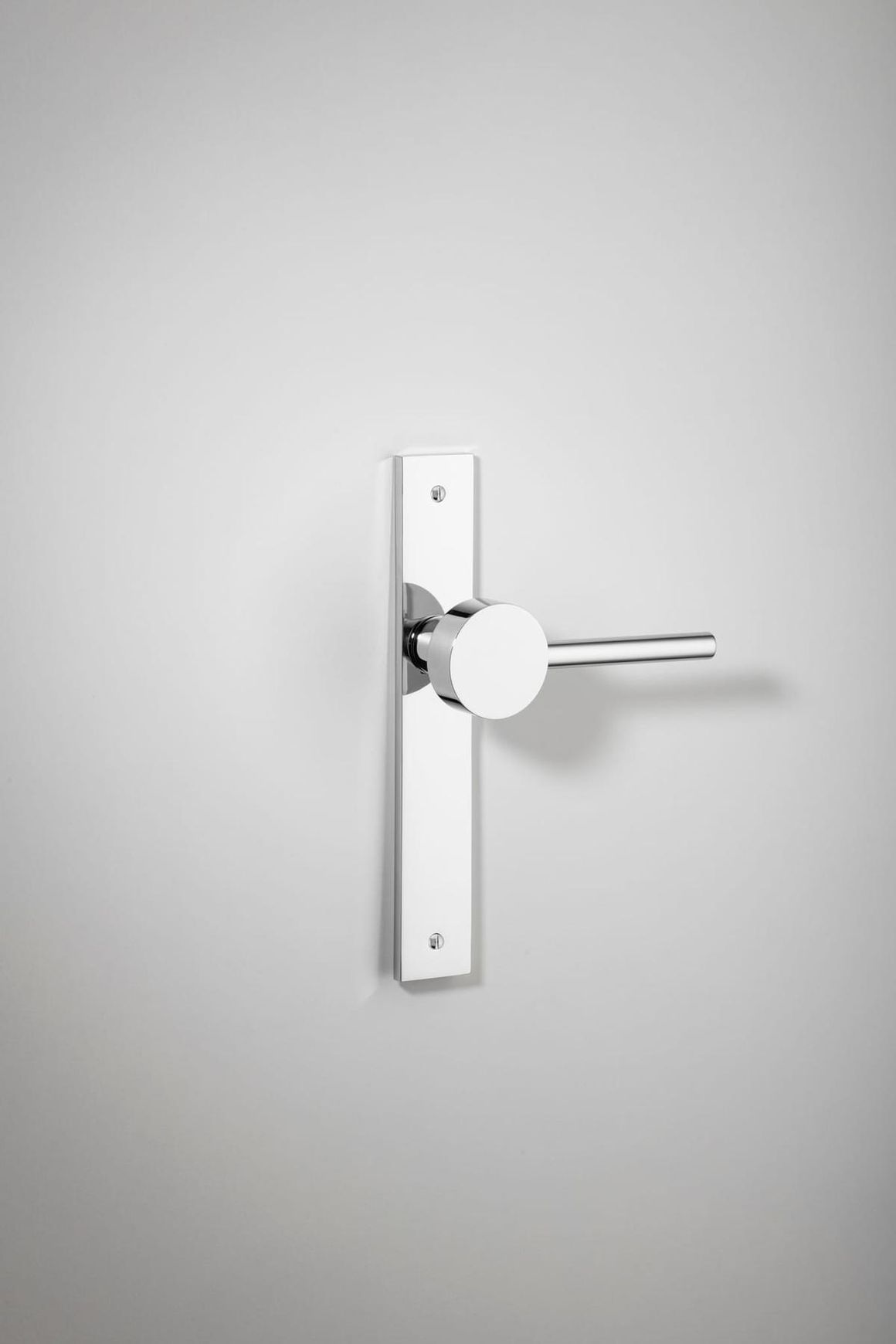 Geppetto Door Lever - Rectangular Backplate