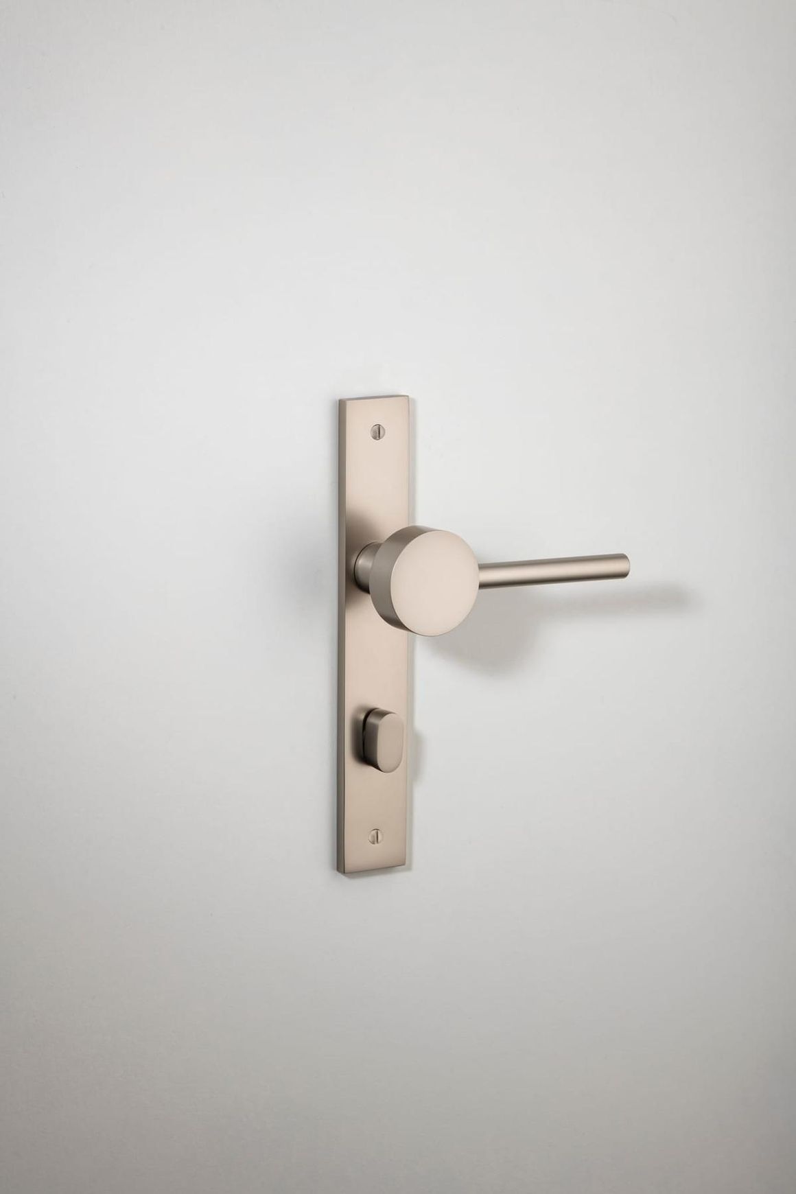 Geppetto Door Lever - Rectangular Backplate