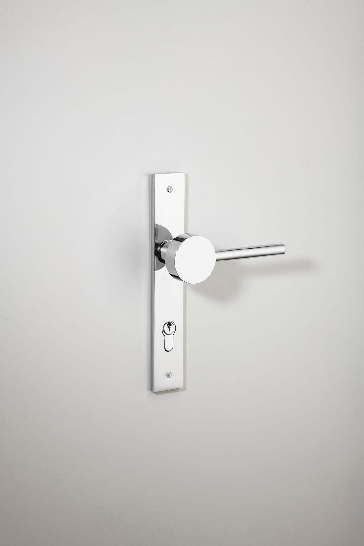 Geppetto Door Lever - Rectangular Backplate