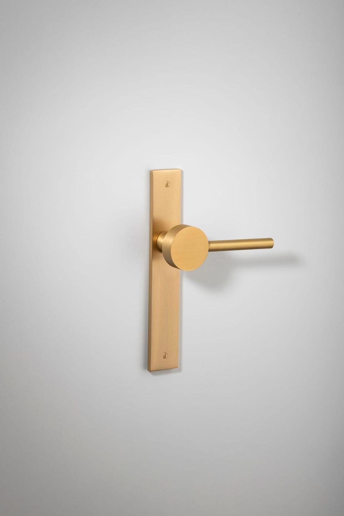 Geppetto Door Lever - Rectangular Backplate