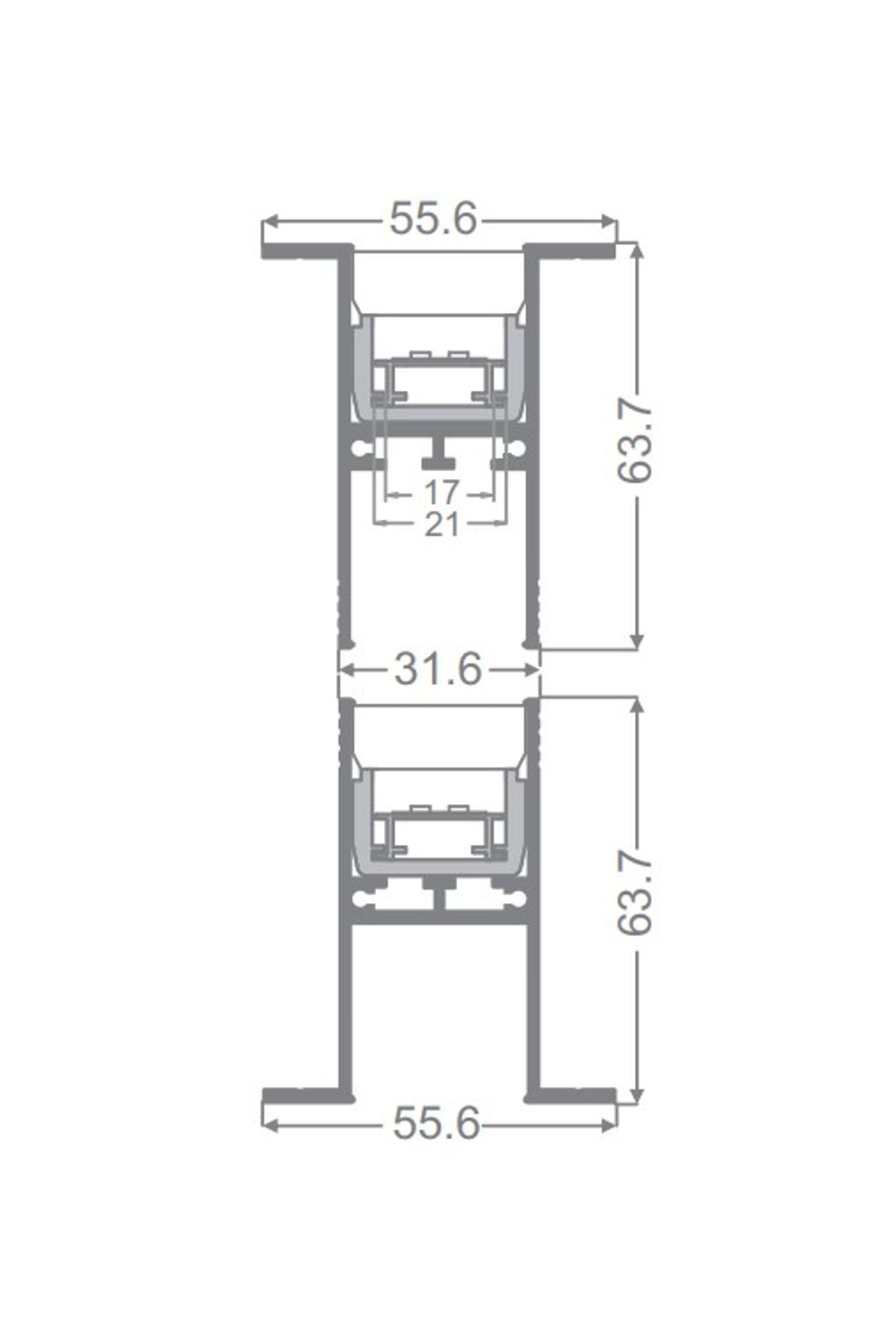 Rigid In Ground Light 20W Winged dimensions