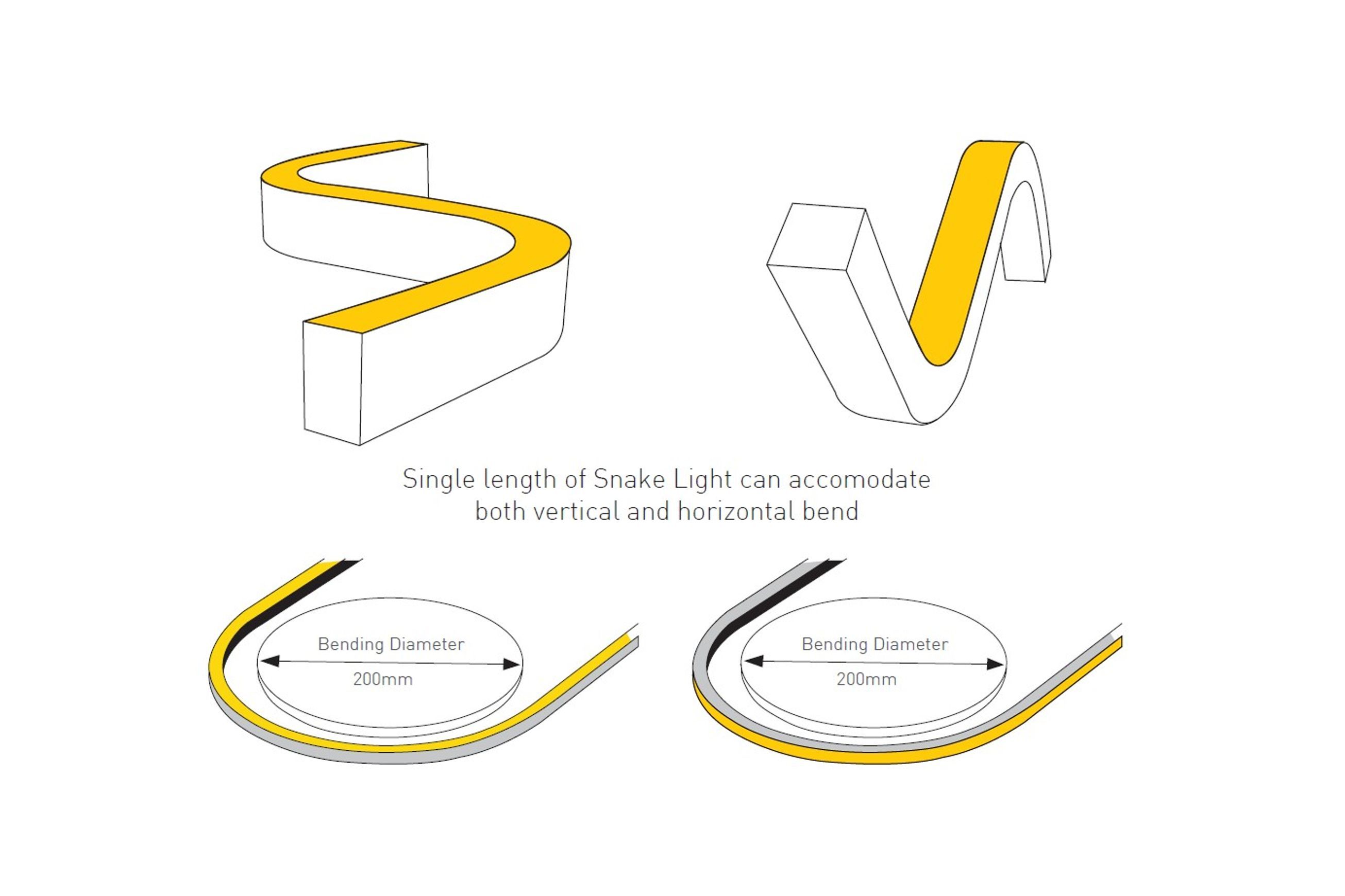 Bidirect Snake Light