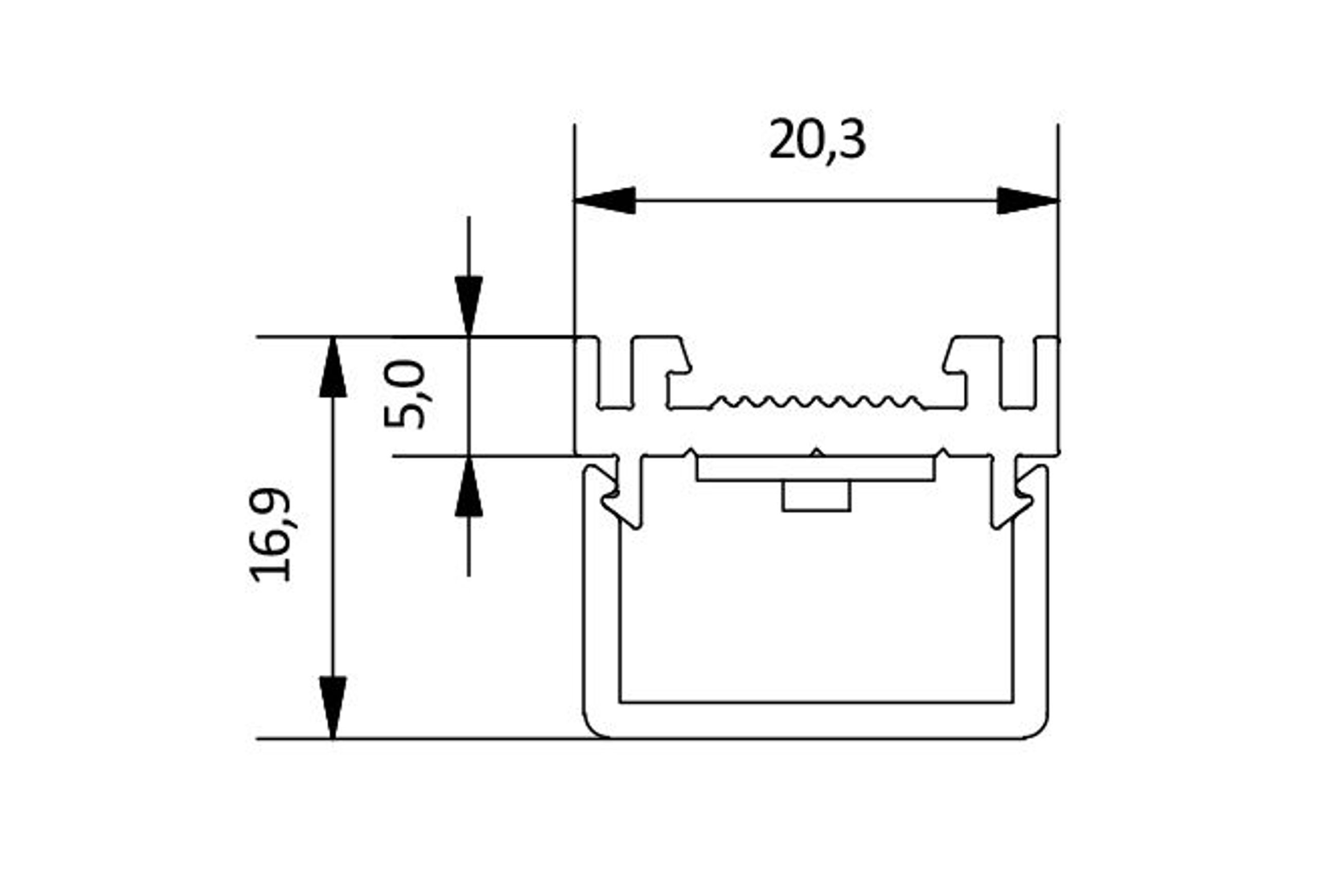 Sideways Sally 5R Linear LED Light