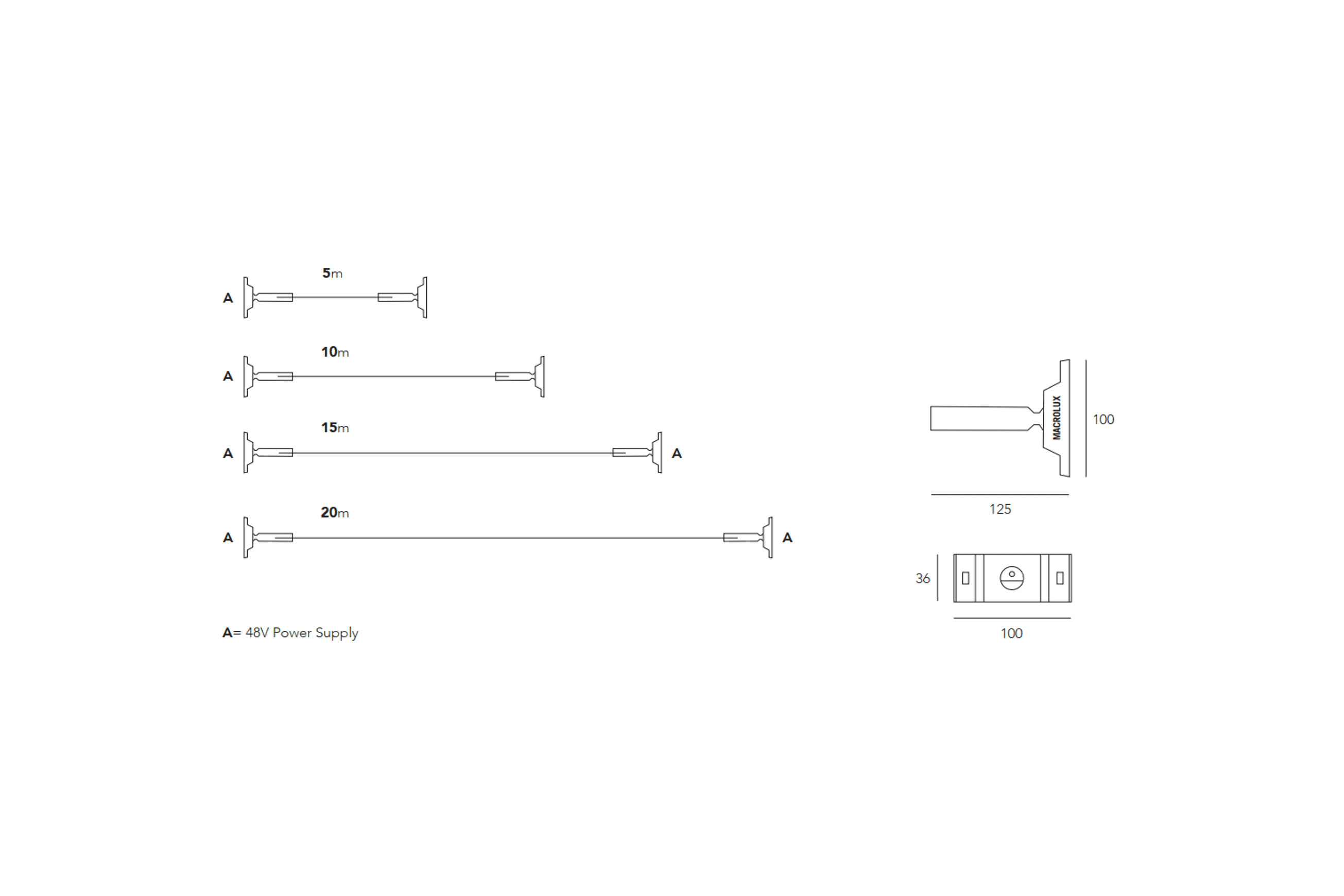 TRATTO IP20 Linear Light by Macrolux