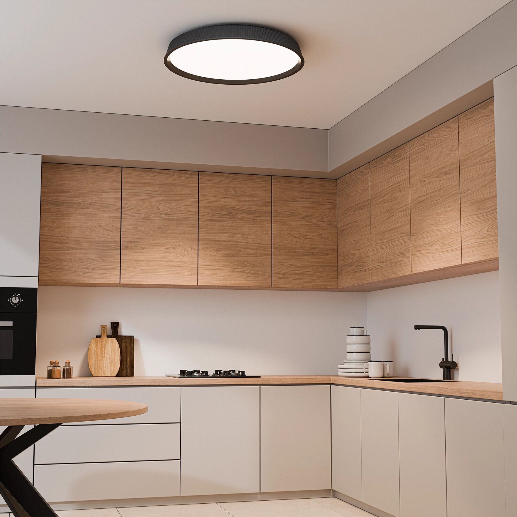 Kinglet Ribbed Ceiling Light