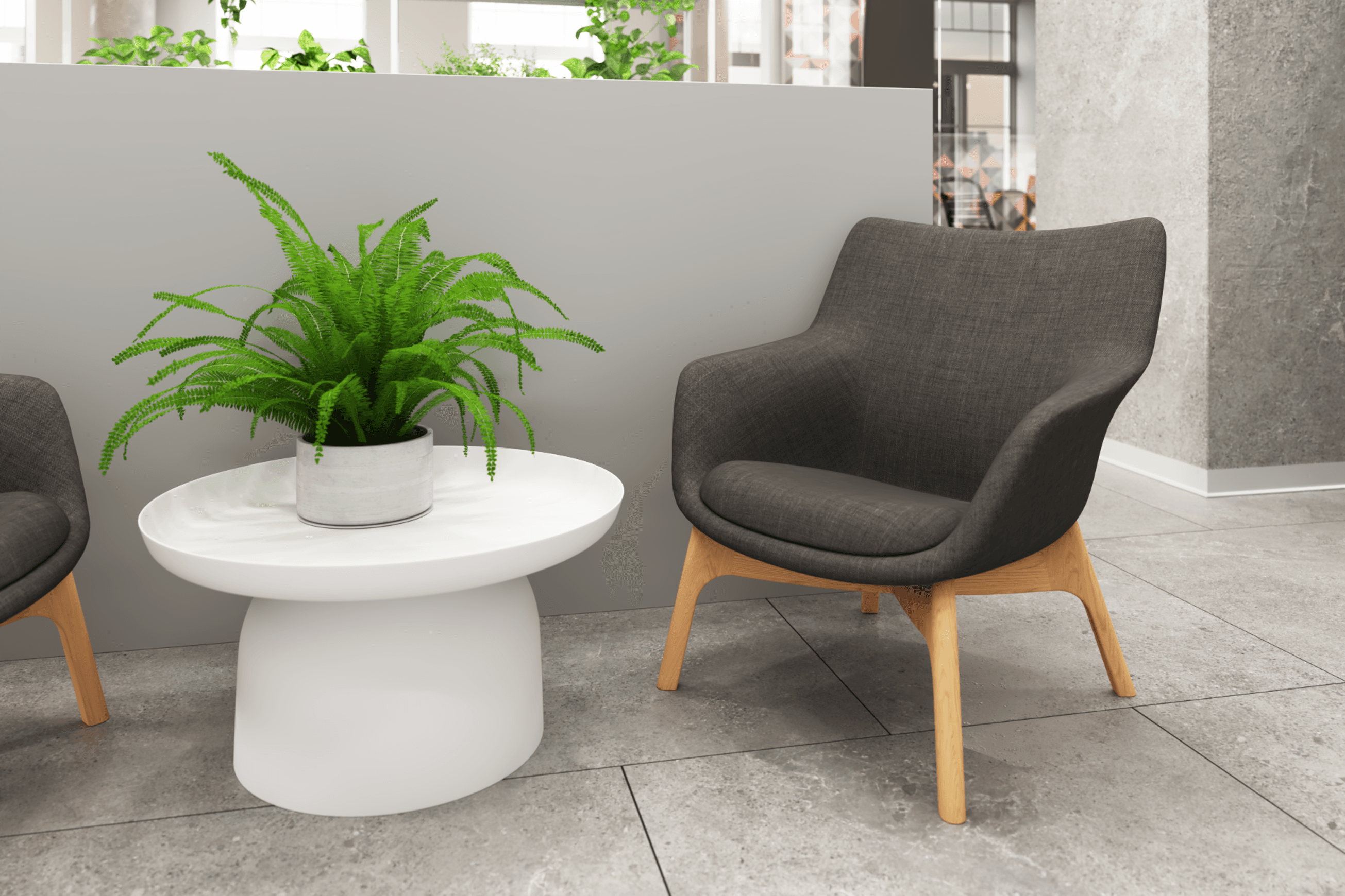 Flow Armchair - Dark Grey