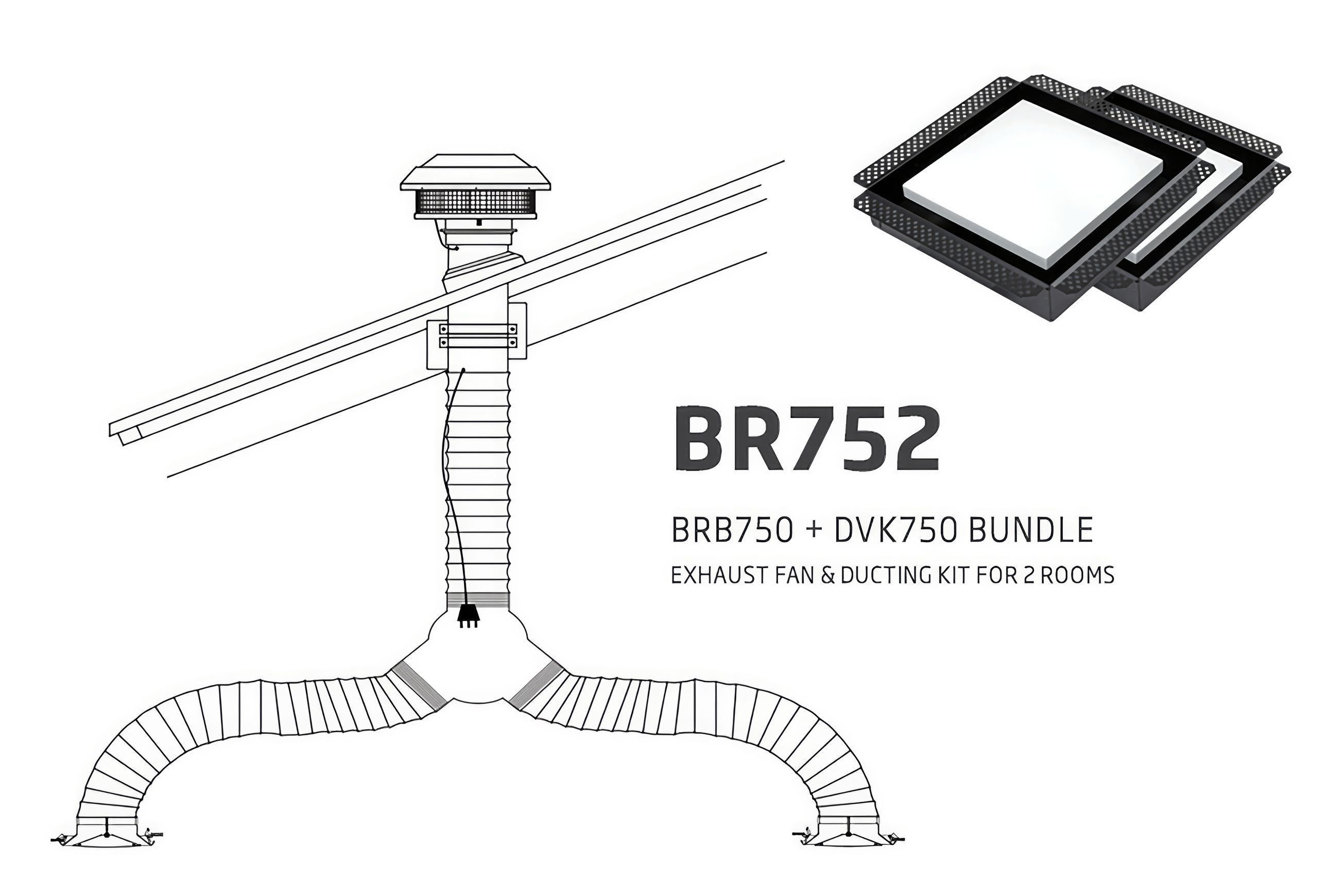 Silent Exhaust Fan - BRB752