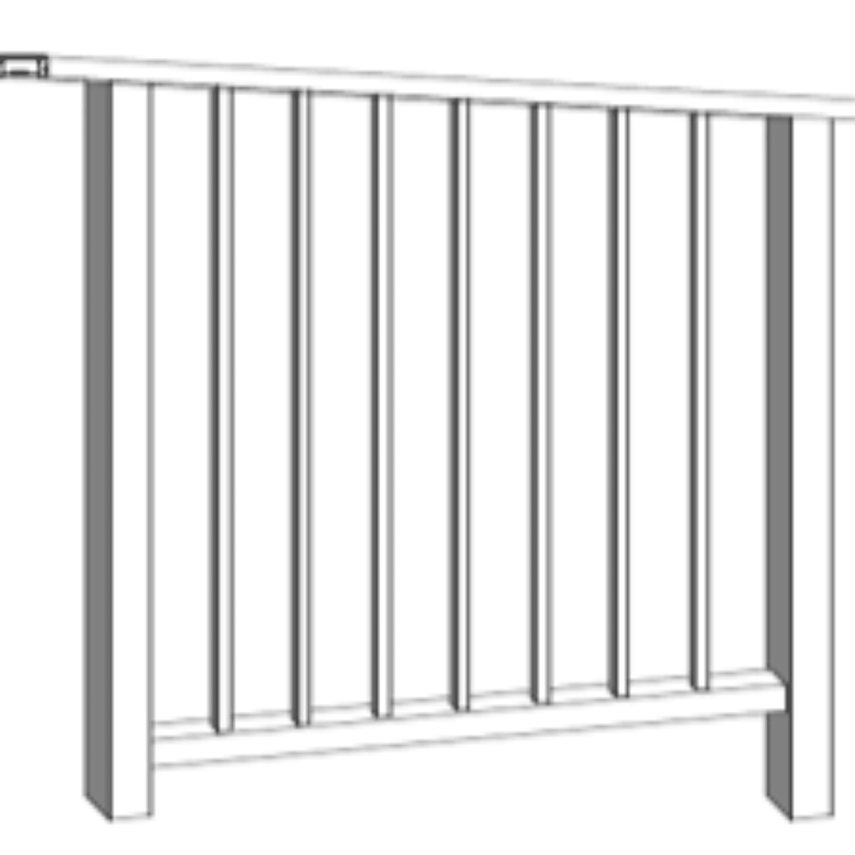 Skyrail A Aluminium Post Series | Aluminium Balustrades