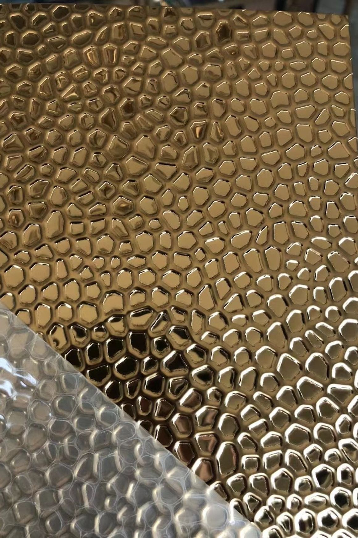 Embossed Stainless Steel | Wall Finishes