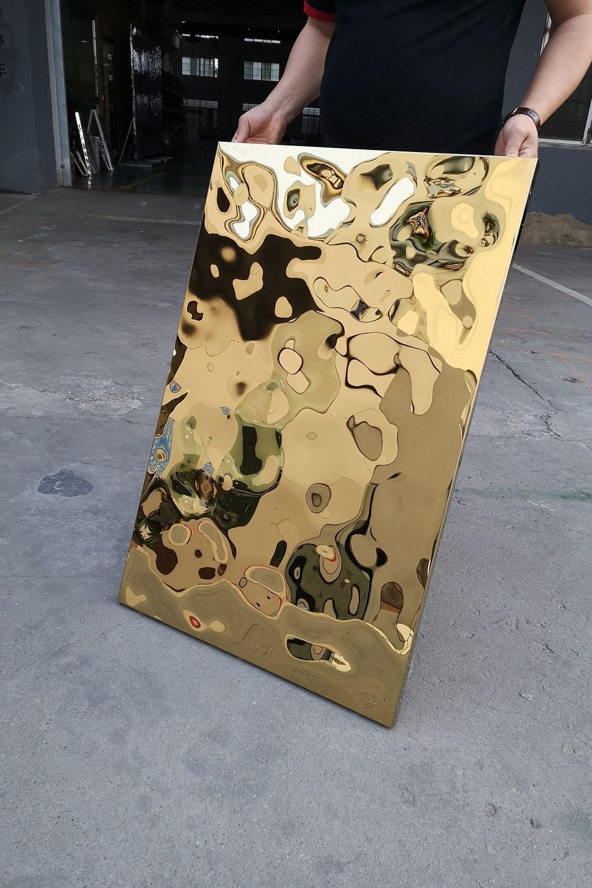 Embossed Stainless Steel | Wall Finishes